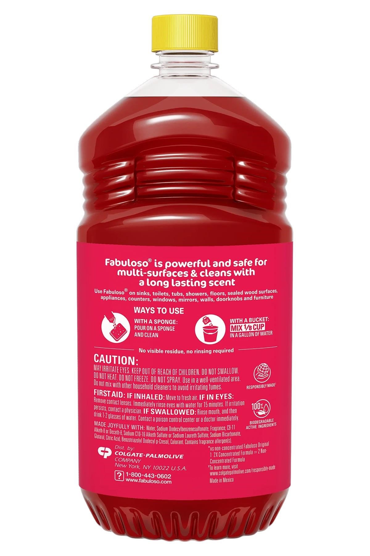 Fabuloso Narenciye ve Meyve Kokulu Çok Amaçlı Temizleyici 1650ML