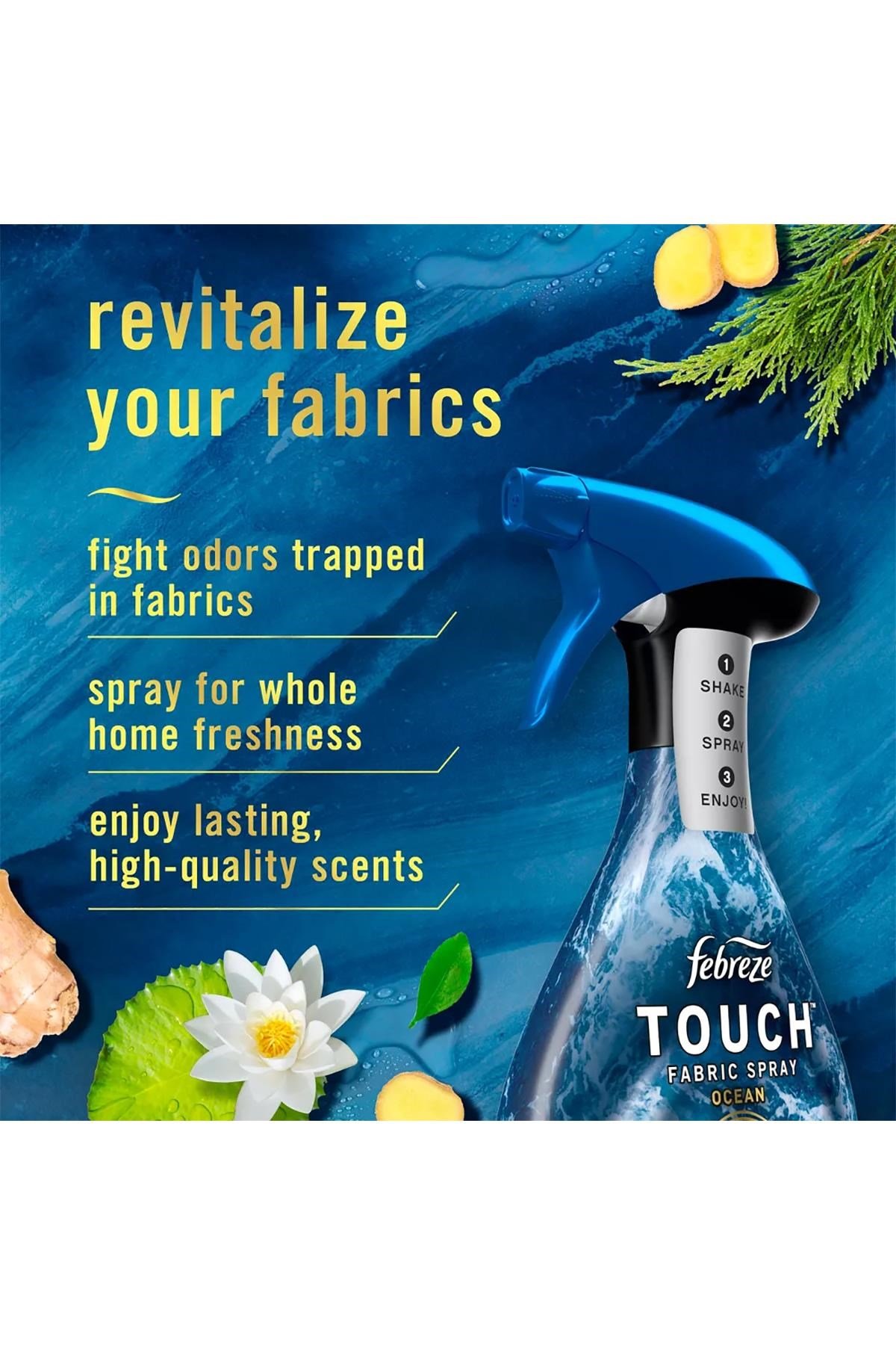 Febreze Touch Ocean Koku Giderici Kumaş Spreyi 800ML