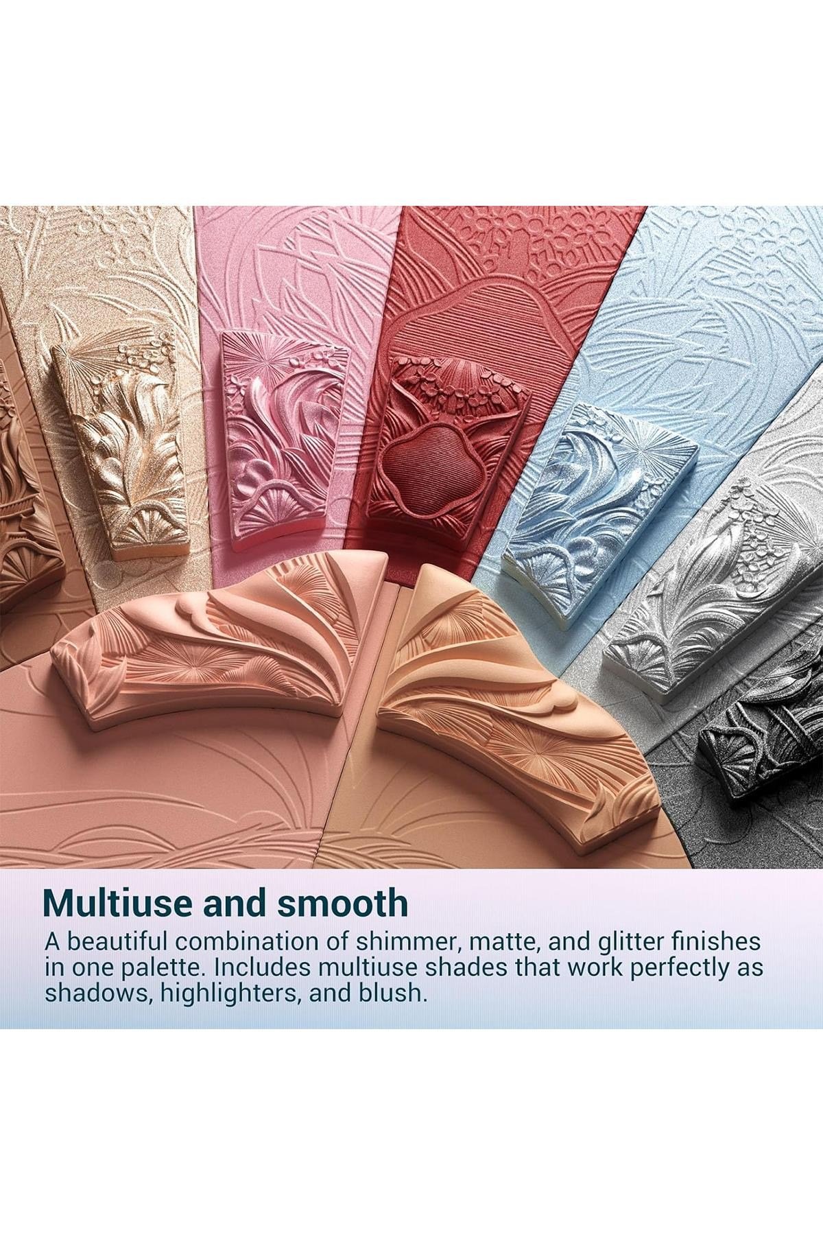 Floral Beijing Opera Makyaj Paleti Charming Aria 18.2GR
