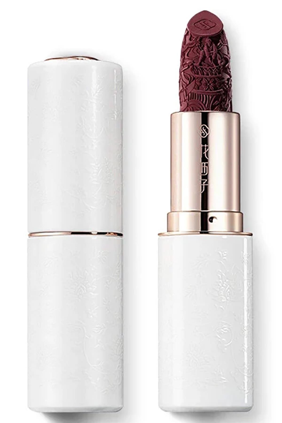 Florasis Blooming Rouge Porselen Mat Ruj M524 Shadowed Cranberry 3.5GR