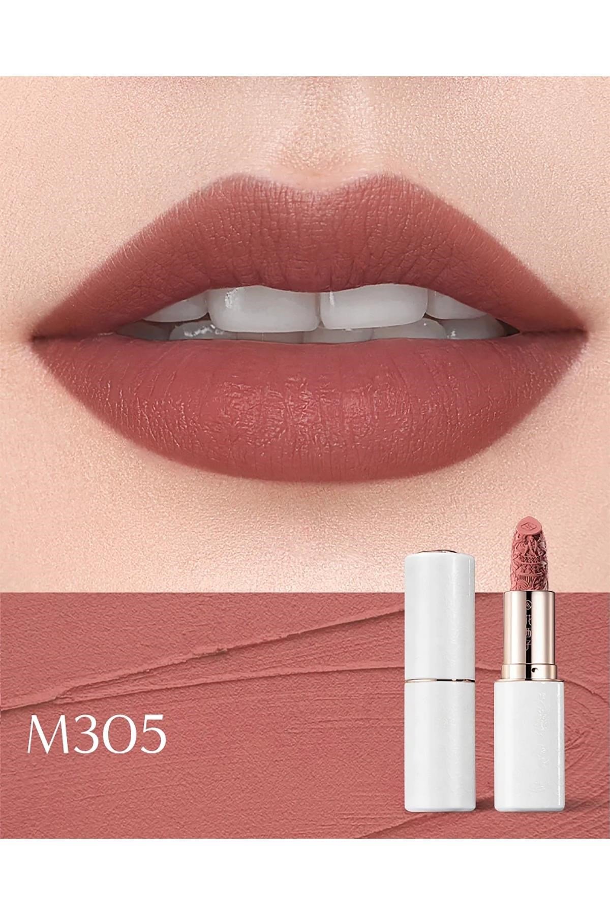 Florasis Blooming Rouge Porselen Mat Ruj M305 Burning Roses 3.5GR