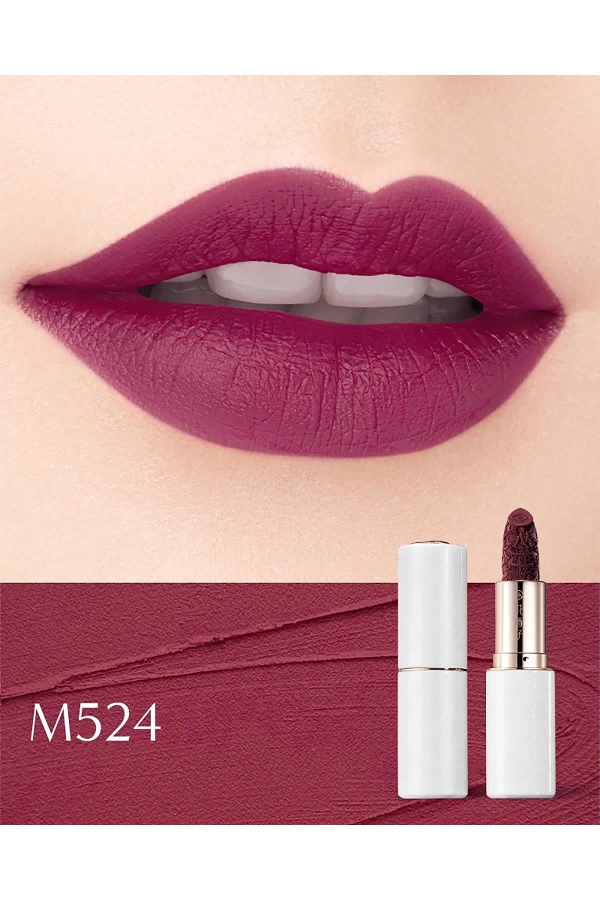 Florasis Blooming Rouge Porselen Mat Ruj M524 Shadowed Cranberry 3.5GR