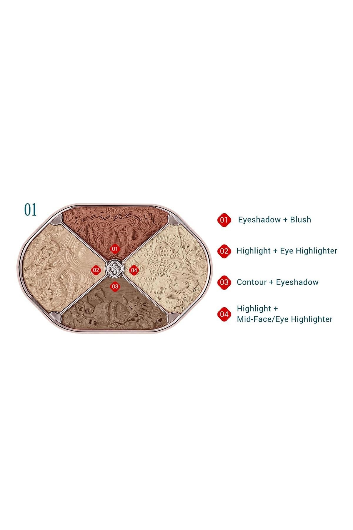 Florasis Flowery Makyaj Paleti 01 10.8GR