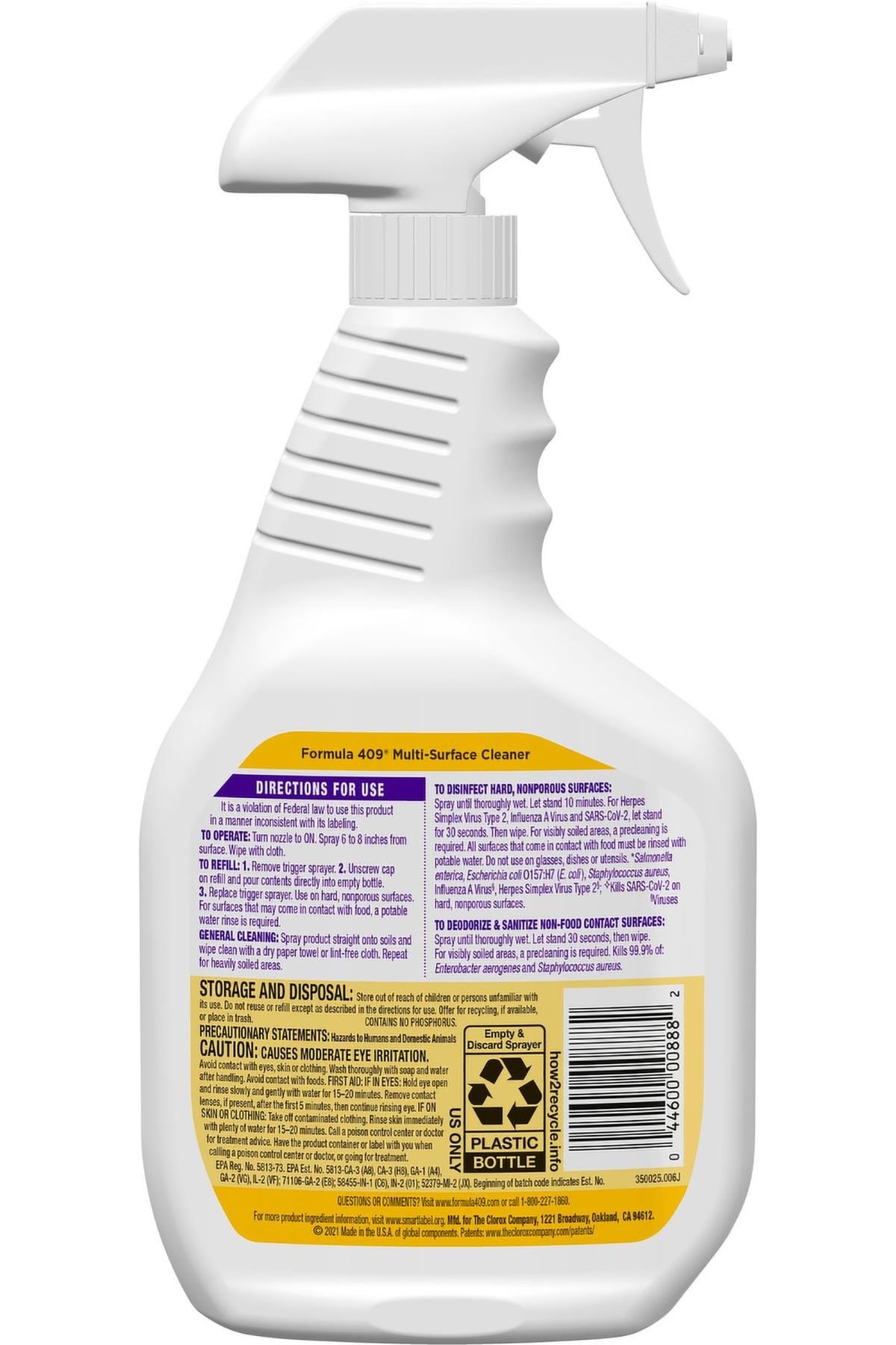 Formula 409 Limon Kokulu Çoklu Yüzey Temizleyici Sprey 946ML
