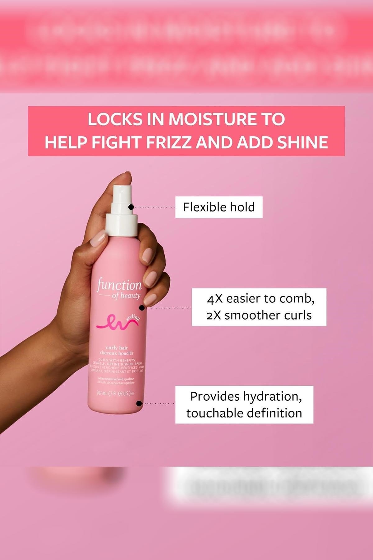 Function of Beauty Curly Hair Bukle Belirginleştirici Saç Spreyi 207ML