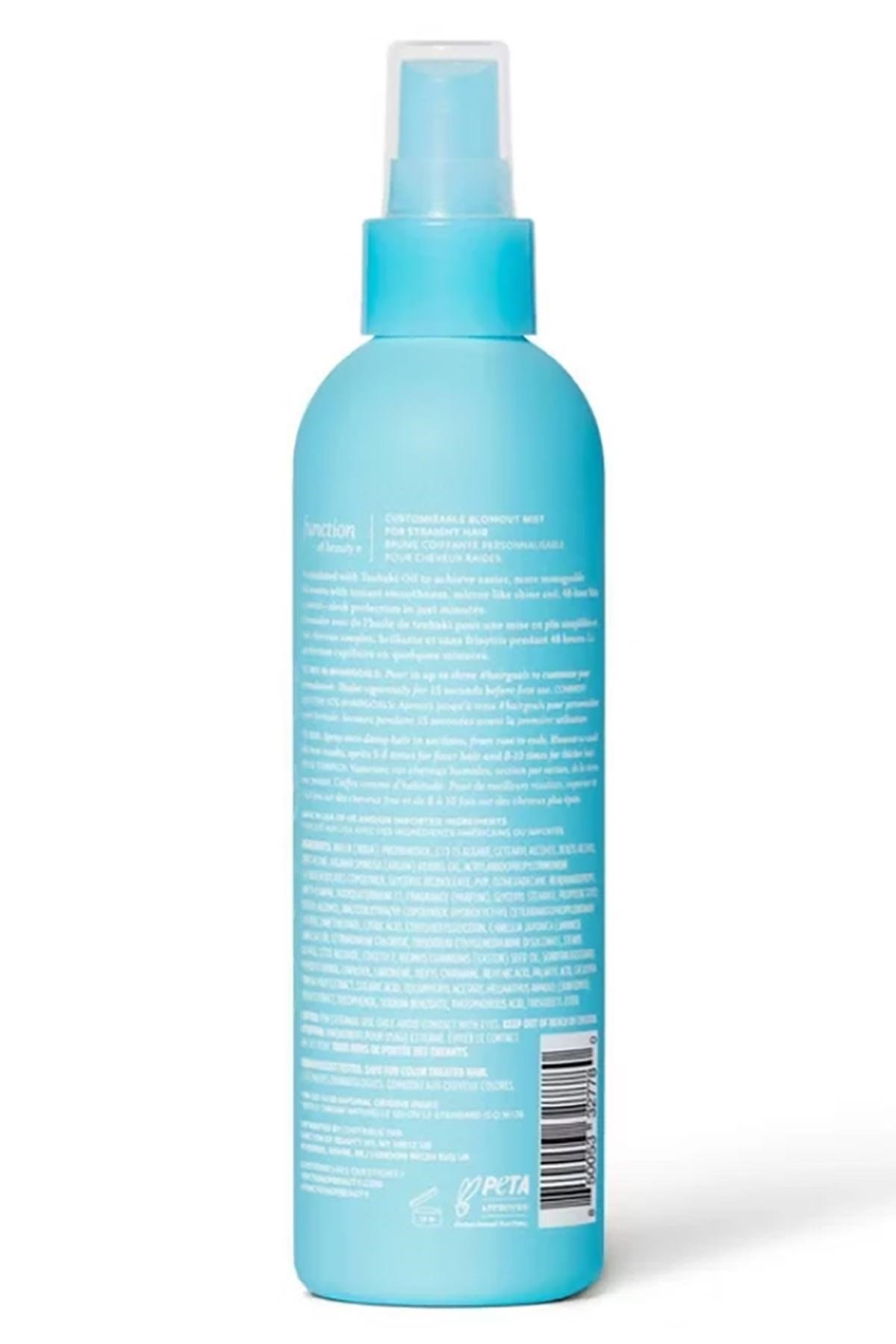 Function of Beauty Straight Hair Isı Koruyucu Fön Spreyi 207ML