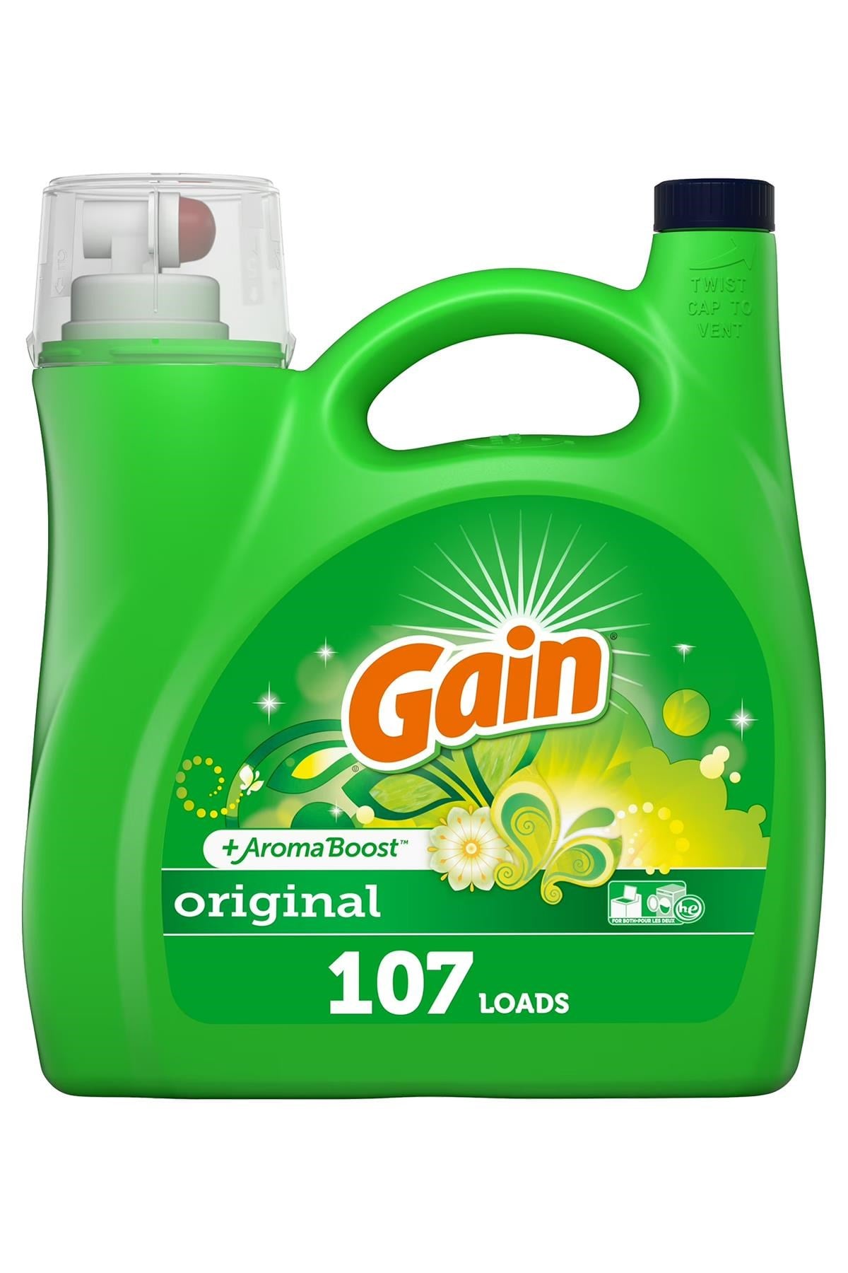 Gain Original Sıvı Çamaşır Deterjanı 107 Yıkama 4.55LT