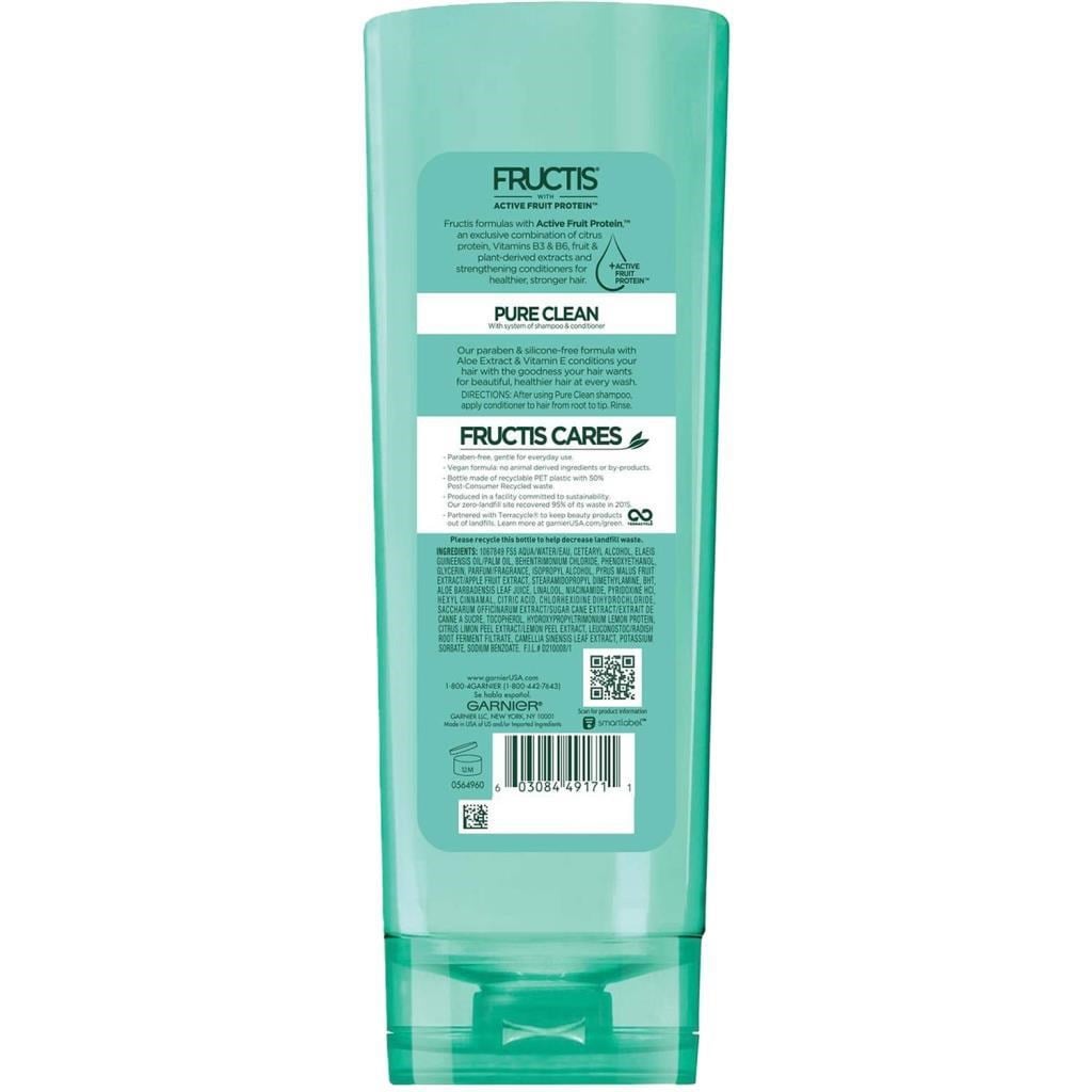 Garnier Fructis Pure Clean Güçlendirici Saç Kremi 354ML