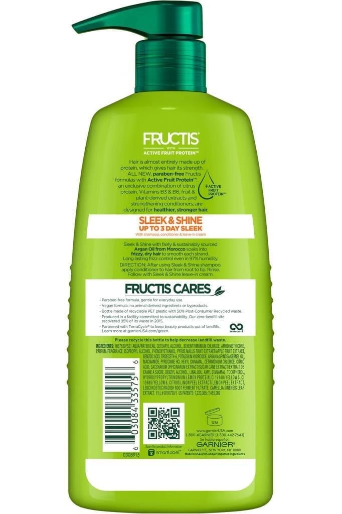 Garnier Fructis Sleek Shine Argan Yağlı Elektriklenme Karşıtı Saç Kremi 1LT