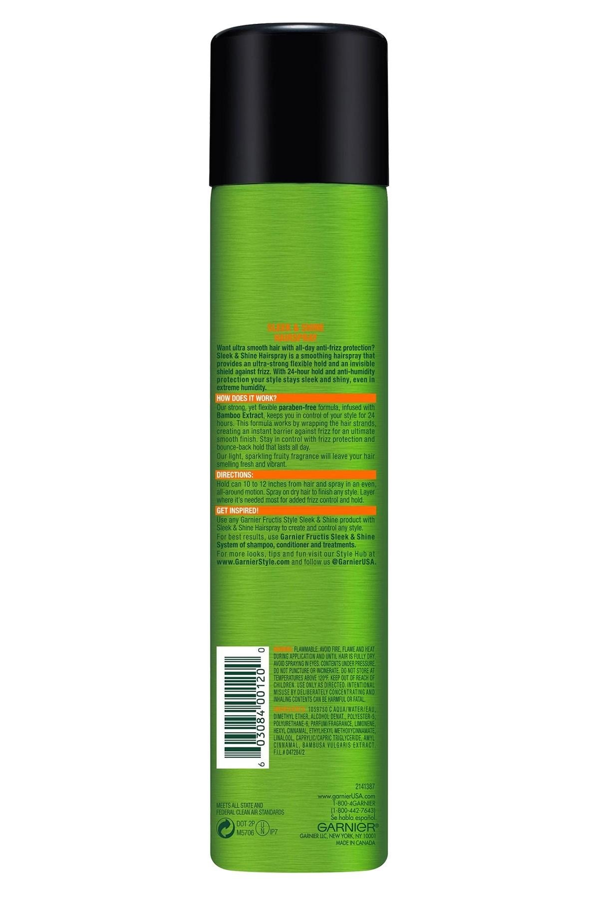 Garnier Fructis Sleek & Shine No:4 Elektriklenme Karşıtı Şekillendirici Saç Spreyi 234GR