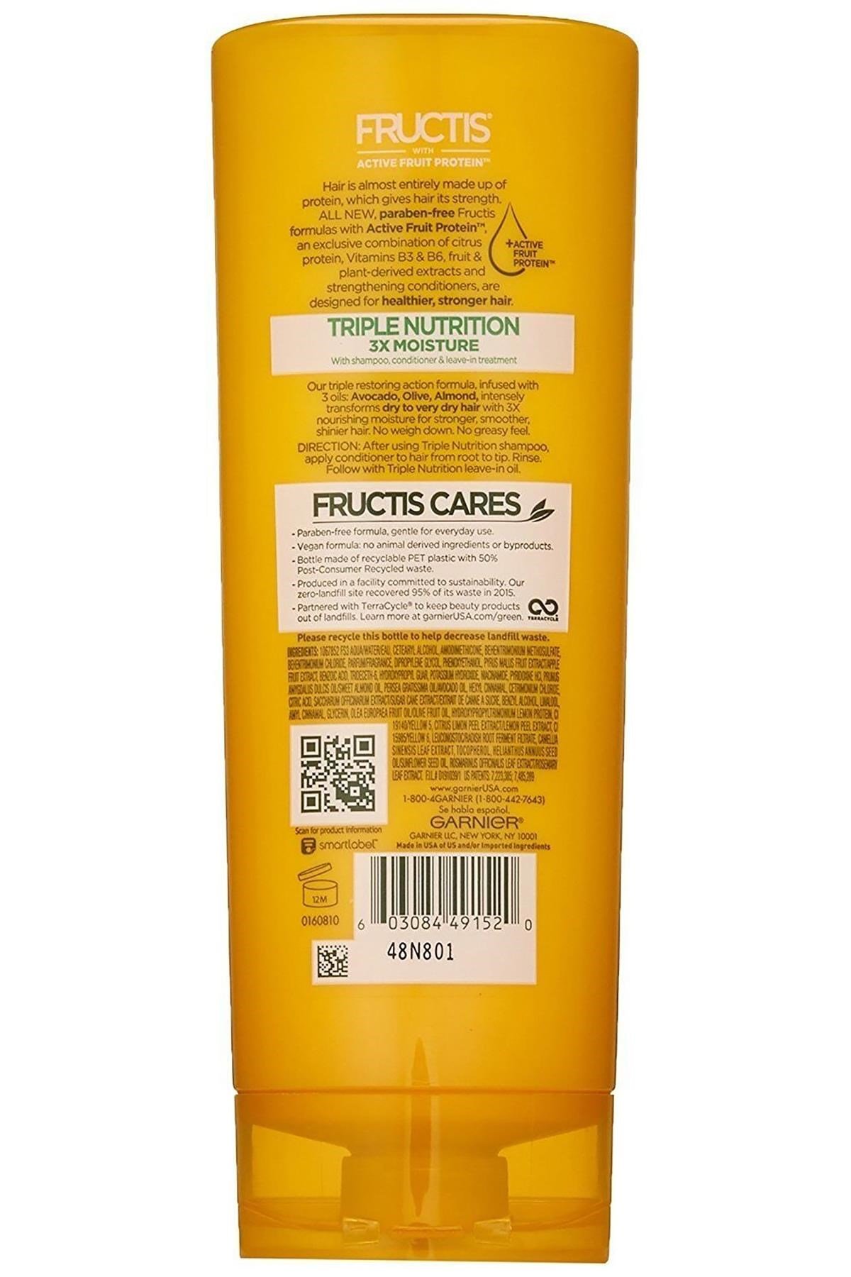 Garnier Fructis Triple Nutrition Besleyici Saç Kremi 354ML
