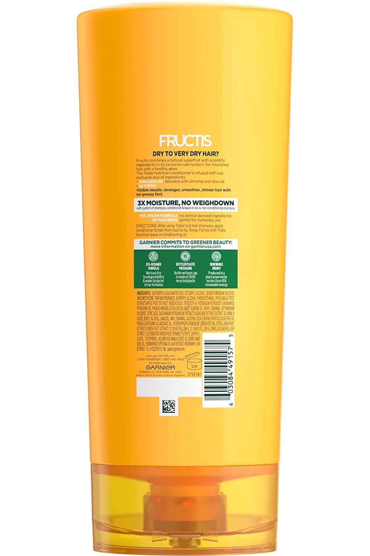 Garnier Fructis Triple Nutrition Besleyici Saç Kremi 621ML
