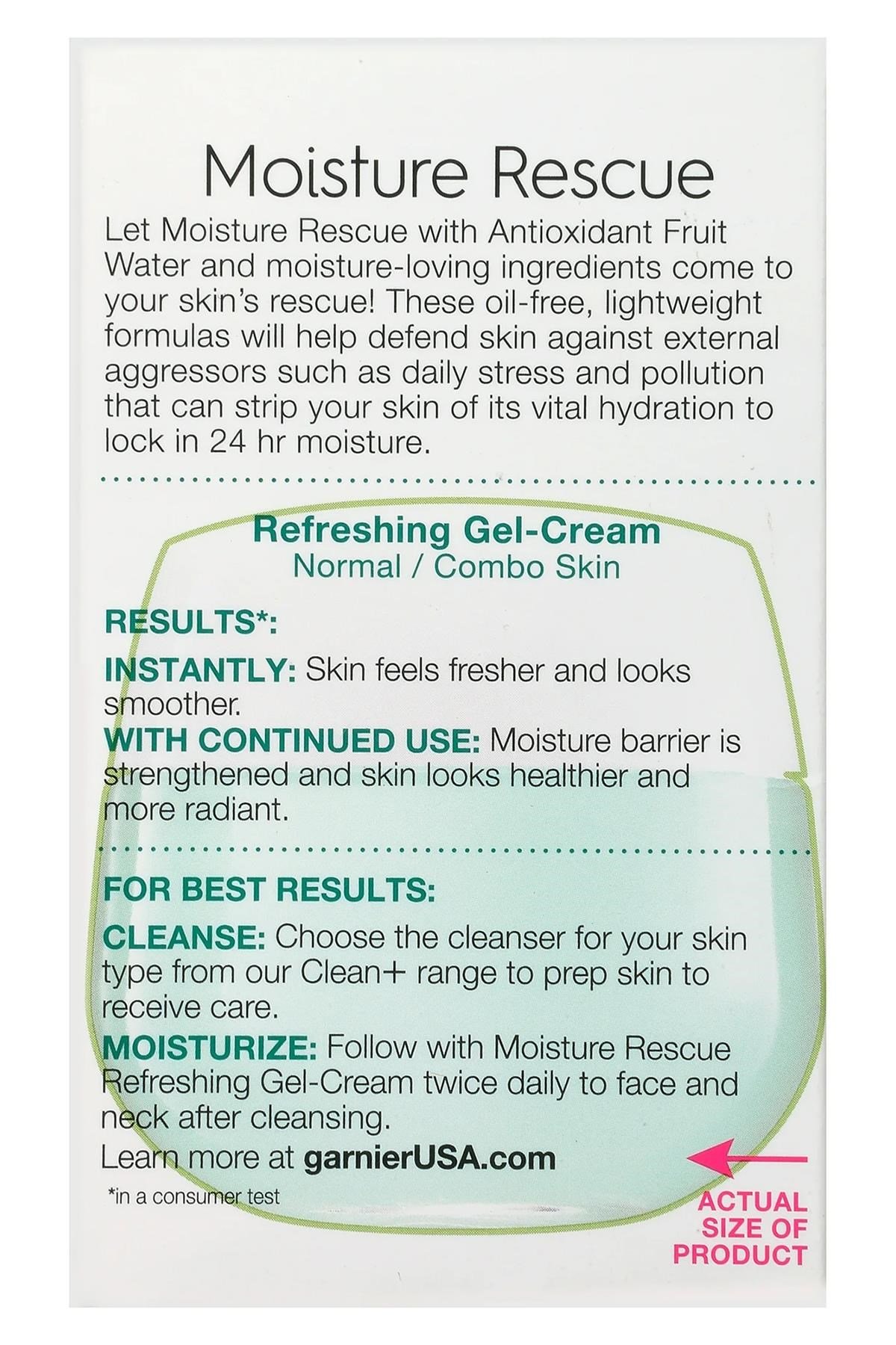 Garnier Skin Active Moisture Rescue Nemlendirici Yüz Kremi Normal/Karma Ciltler 50GR