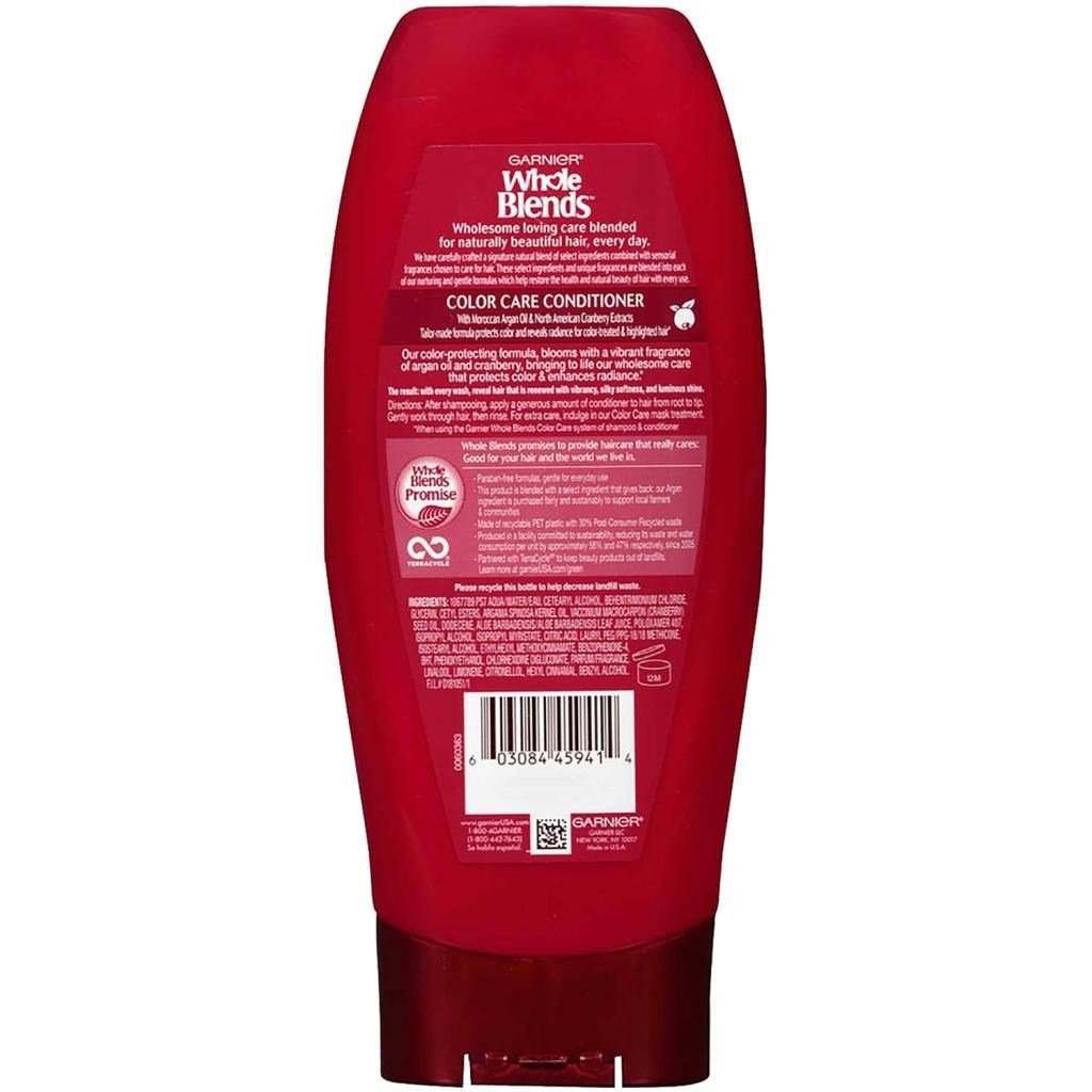 Garnier Whole Blends Argan Yağı ve Kızılcık Özlü Renk Bakım Saç Kremi 370ML