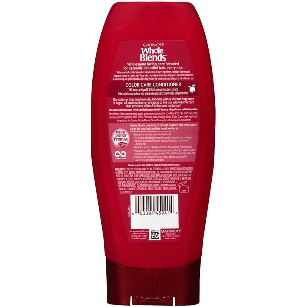 Garnier Whole Blends Argan Yağı ve Kızılcık Özlü Renk Bakım Saç Kremi 370ML