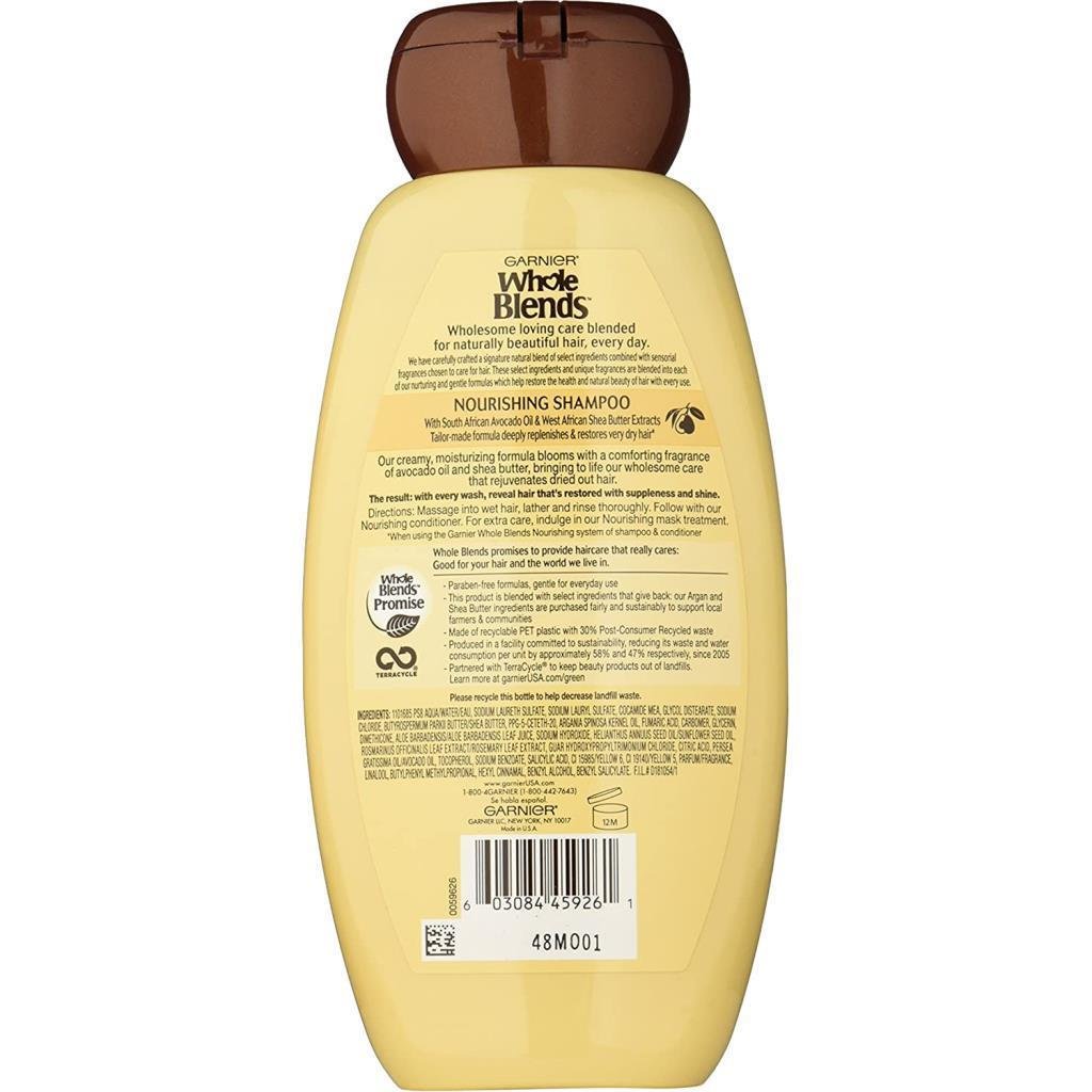 Garnier Whole Blends Avakado ve Shea Yağı Özlü Besleyici Şampuan 370ML