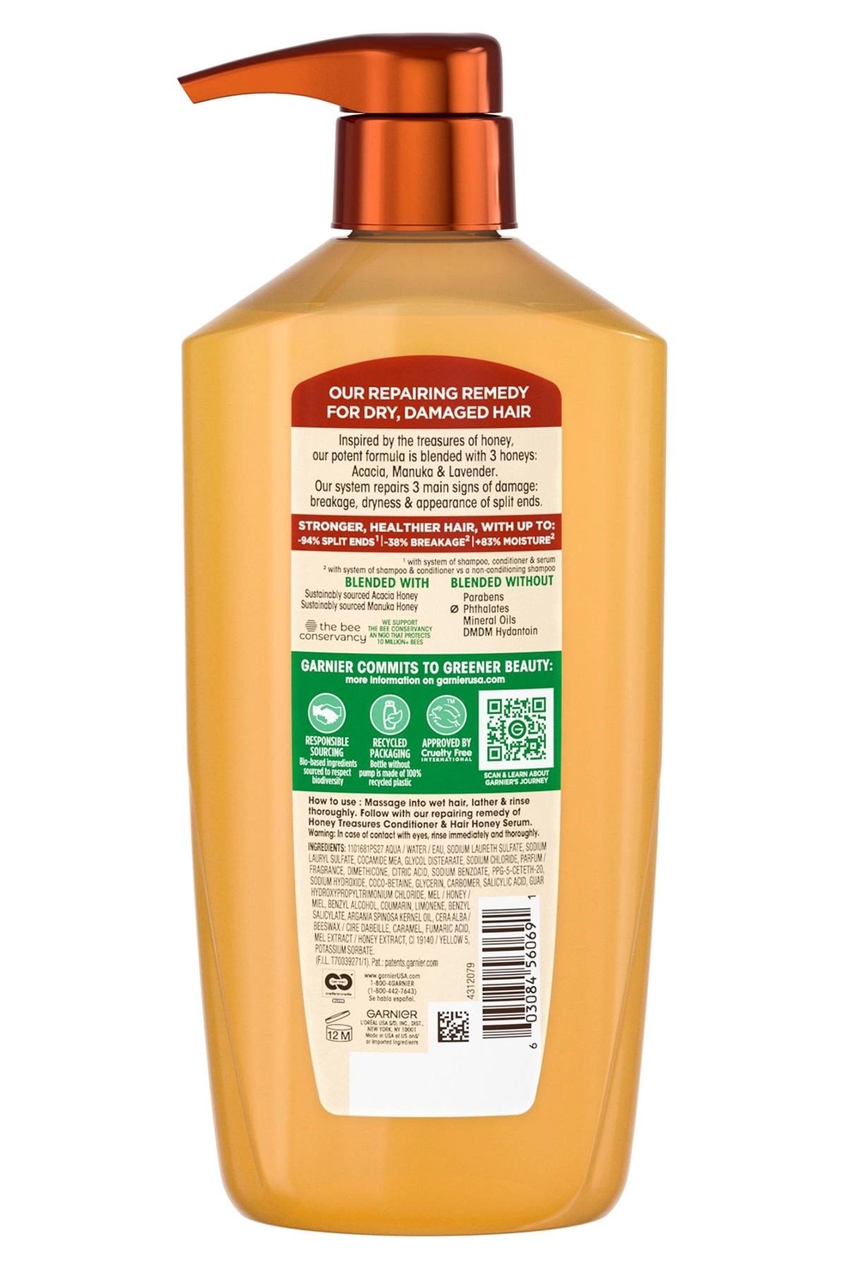 Garnier Whole Blends Bal Özlü Onarıcı Şampuan 828ML