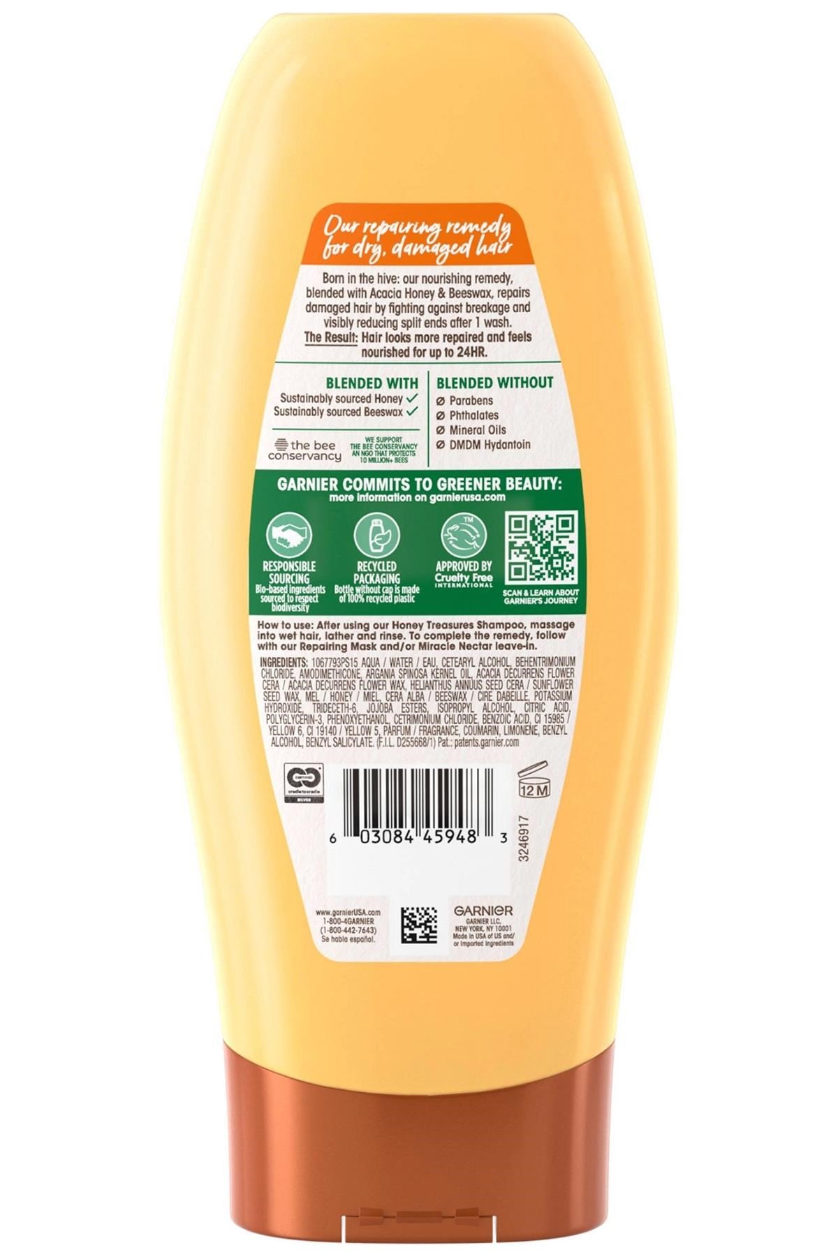 Garnier Whole Blends Bal Özlü Onarıcı Saç Kremi 650ML