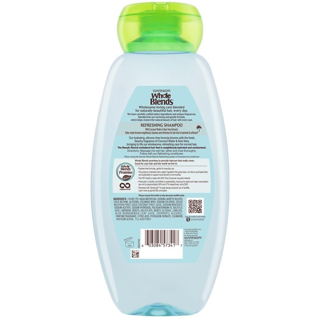 Garnier Whole Blends Coconut Water & Aloe Vera Şampuan 370ML