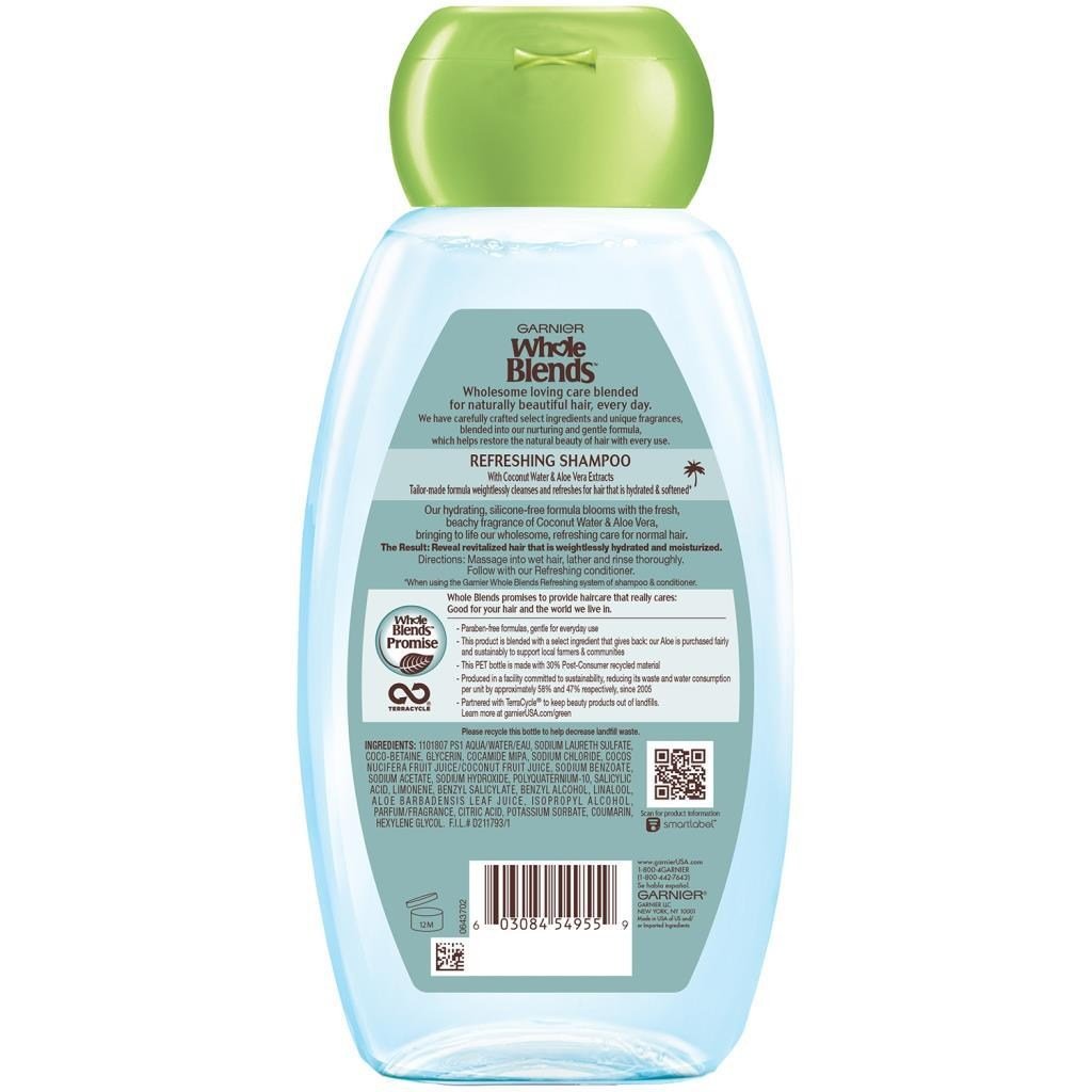 Garnier Whole Blends Coconut Water & Aloe Vera Şampuan 650ML