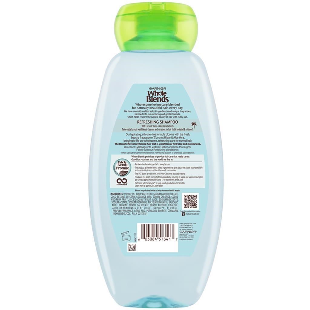 Garnier Whole Blends Coconut Water & Aloe Vera Şampuan 370ML
