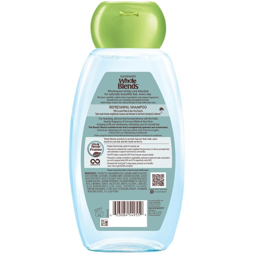 Garnier Whole Blends Coconut Water & Aloe Vera Şampuan 650ML