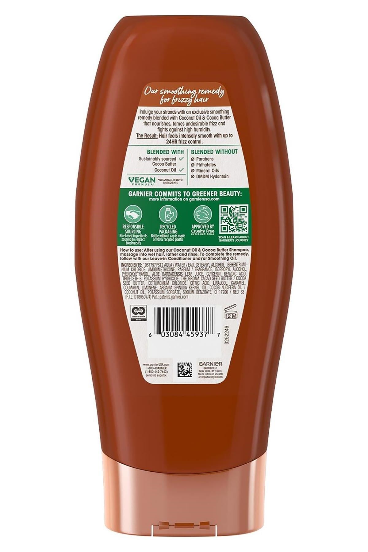 Garnier Whole Blends Hindistan Cevizi ve Kakao Yağı Özlü Pürüzsüzleştirici Saç Kremi 650ML