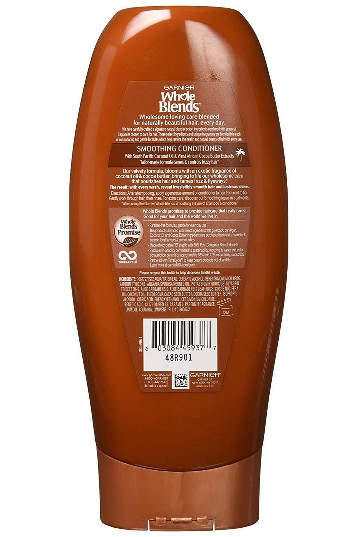 Garnier Whole Blends Hindistan Cevizi ve Kakao Yağı Özlü Pürüzsüzleştirici Saç Kremi 650ML