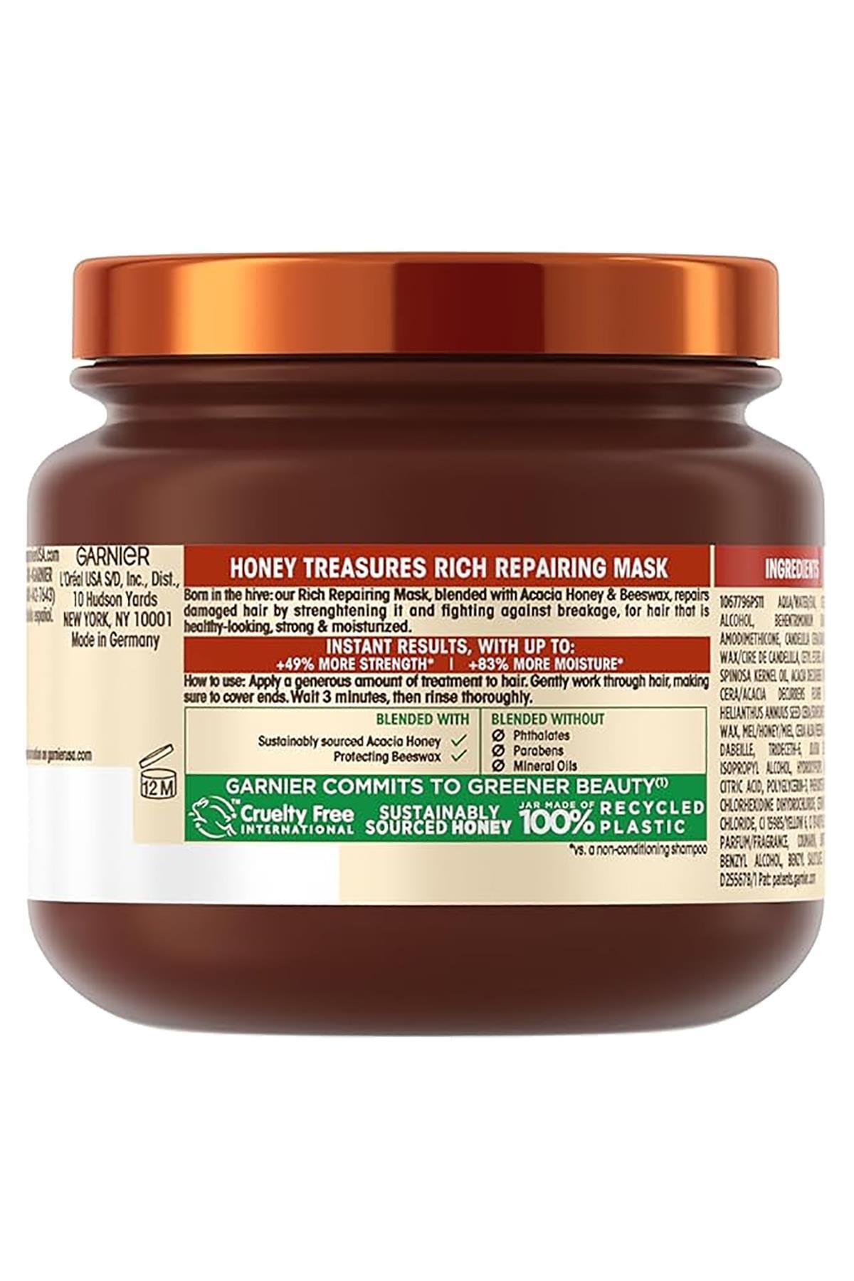 Garnier Whole Blends Honey Treasures Onarıcı Saç Maskesi 340ML