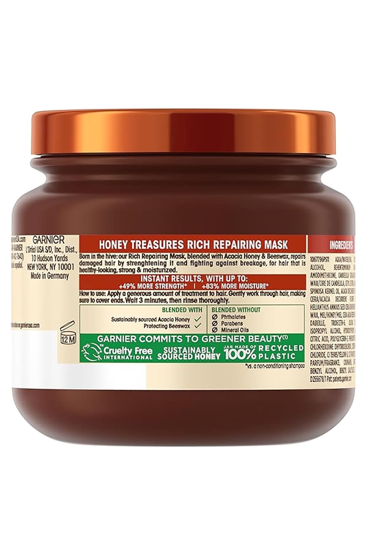 Garnier Whole Blends Honey Treasures Onarıcı Saç Maskesi 340ML