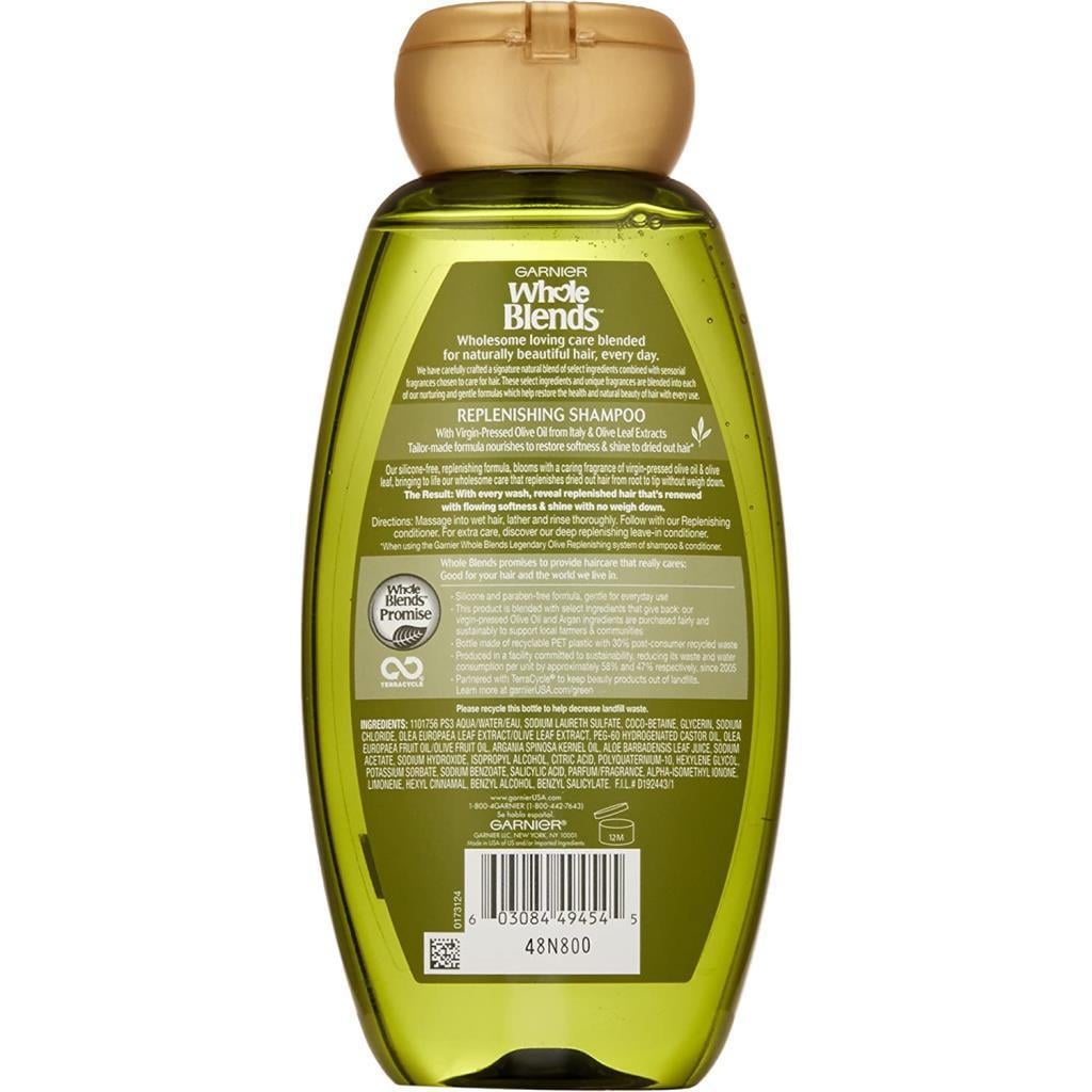 Garnier Whole Blends Zeytinyağı Özlü Silikonsuz Yenileyici Şampuan 370ML
