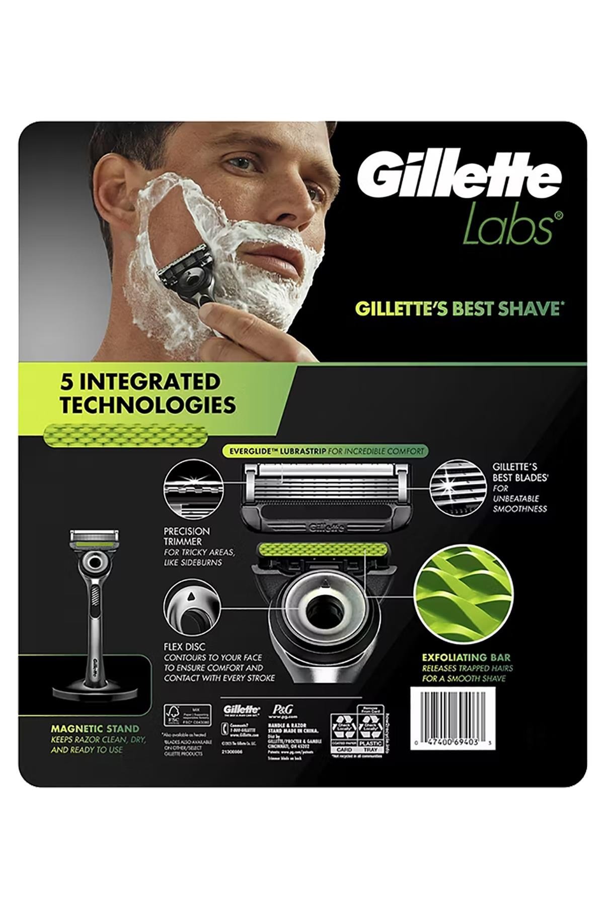 Gillette Labs Peeling Etkili Erkek Tıraş Seti