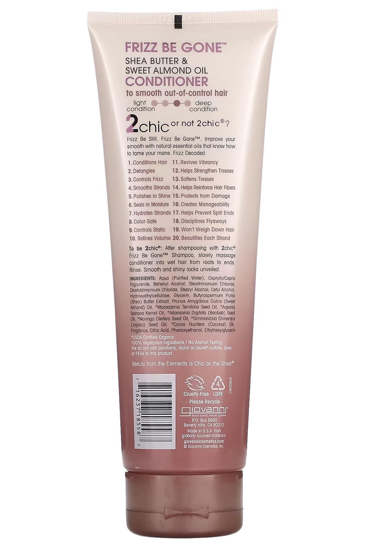 Giovanni 2chic Frizz Be Gone Kabarma Karşıtı Saç Kremi 250ML