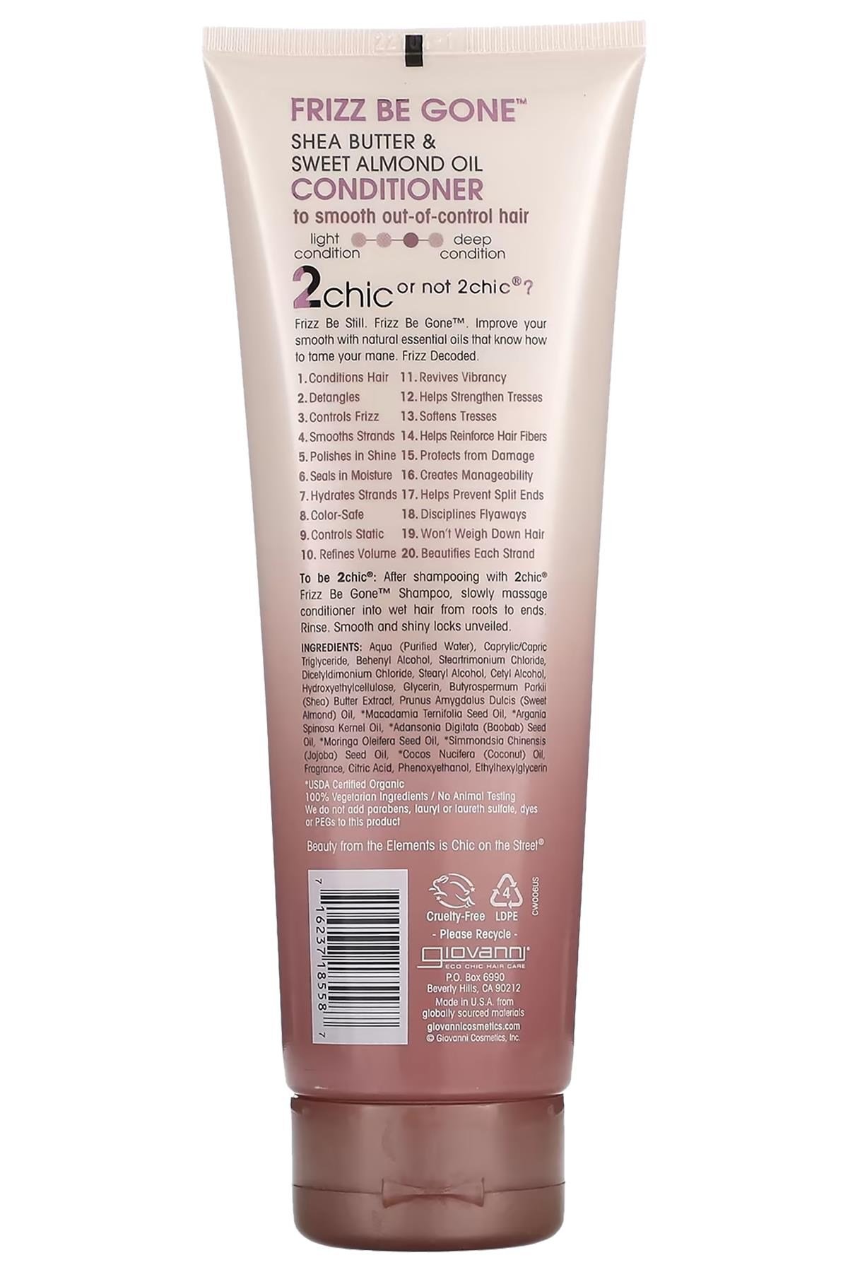 Giovanni 2chic Frizz Be Gone Kabarma Karşıtı Saç Kremi 250ML