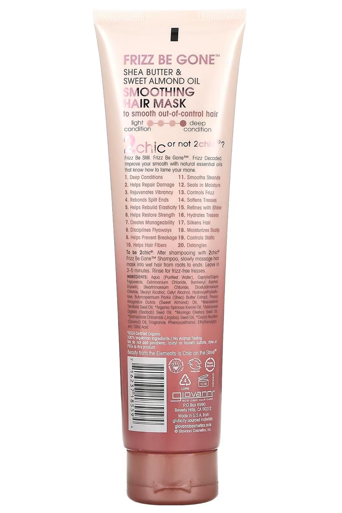 Giovanni 2chic Frizz Be Gone Kabarma Karşıtı Saç Maskesi 150ML
