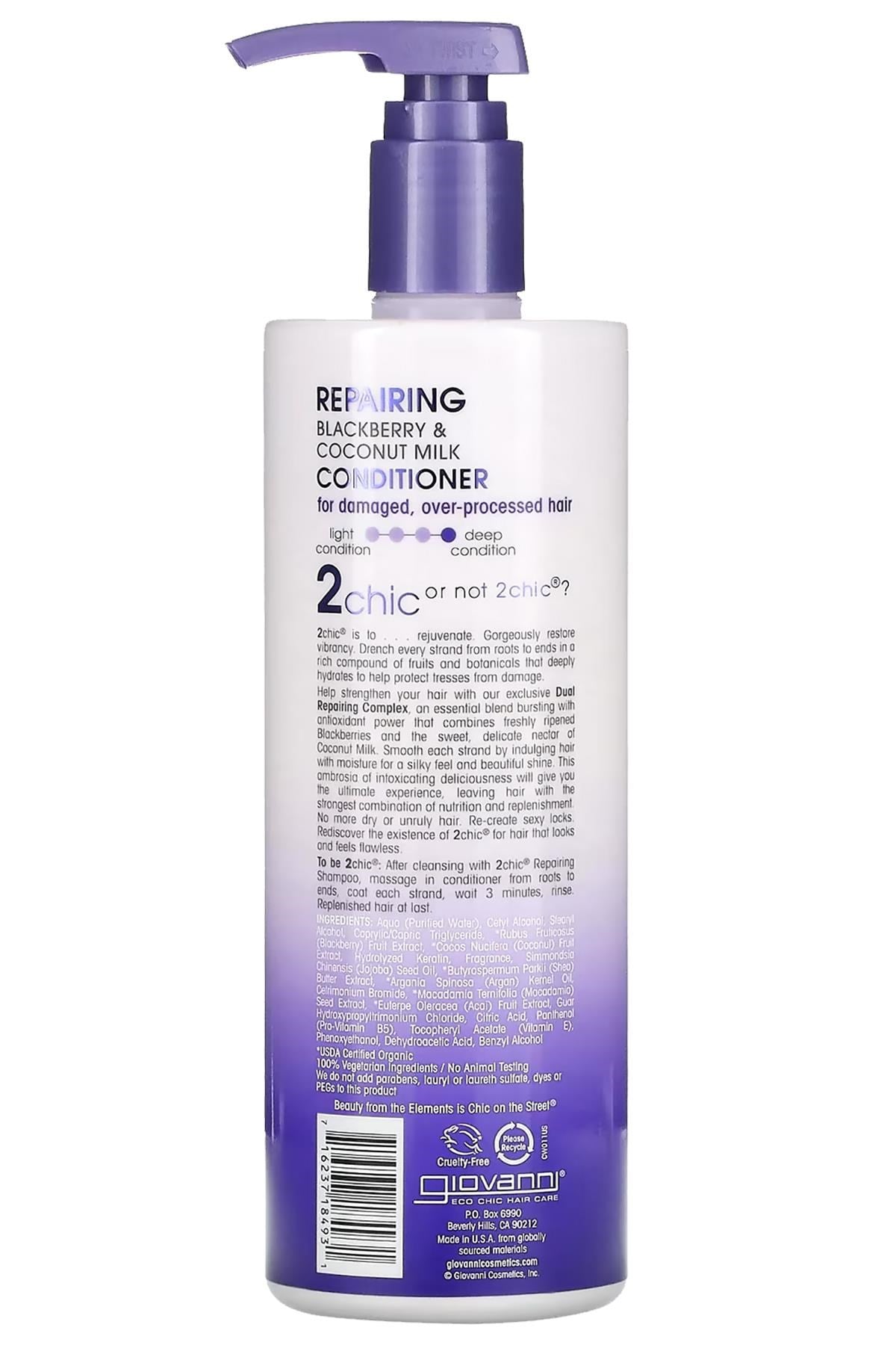 Giovanni 2chic Repairing Onarıcı Saç Kremi 710ML