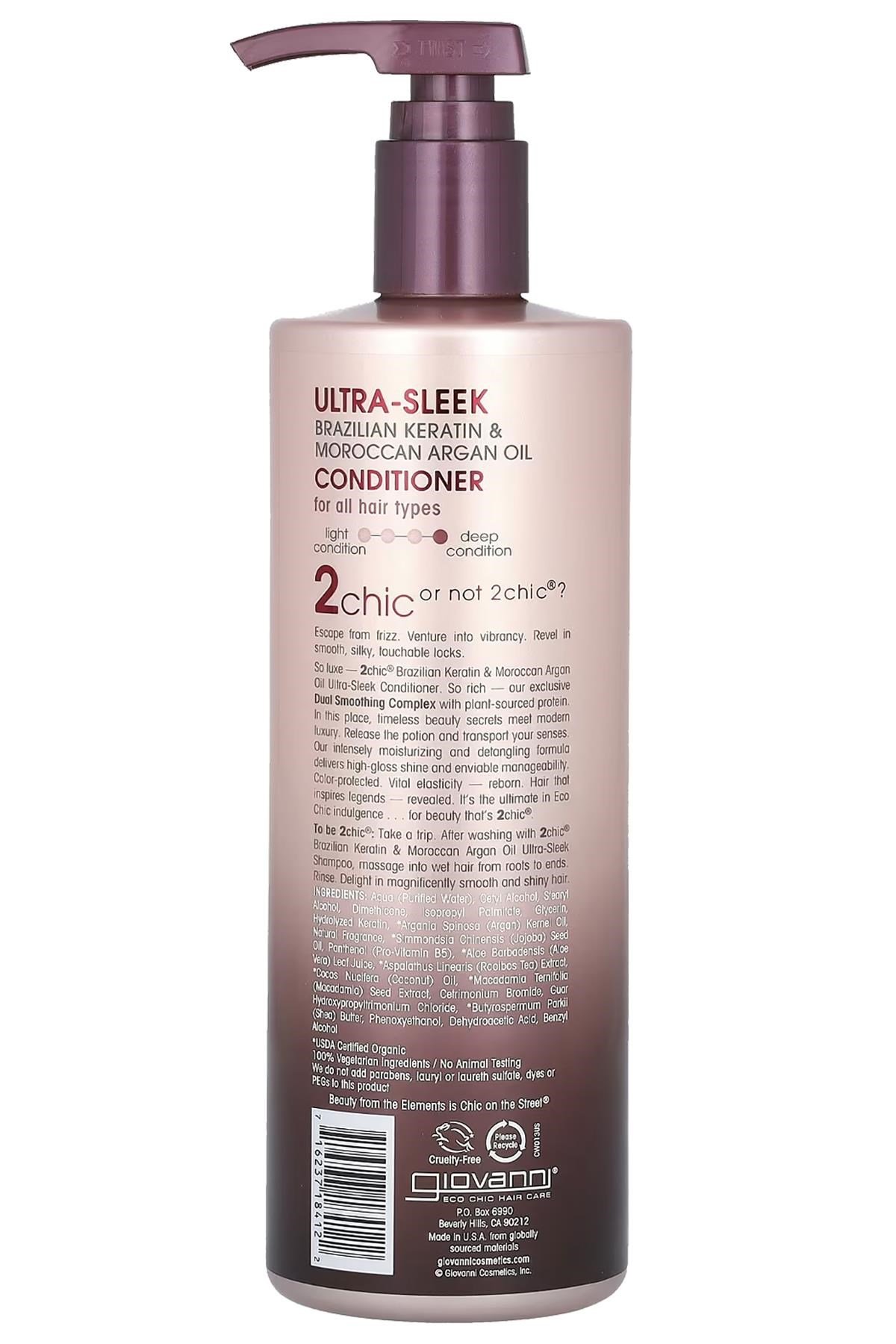 Giovanni 2chic Ultra-Sleek Saç Kremi 710ML