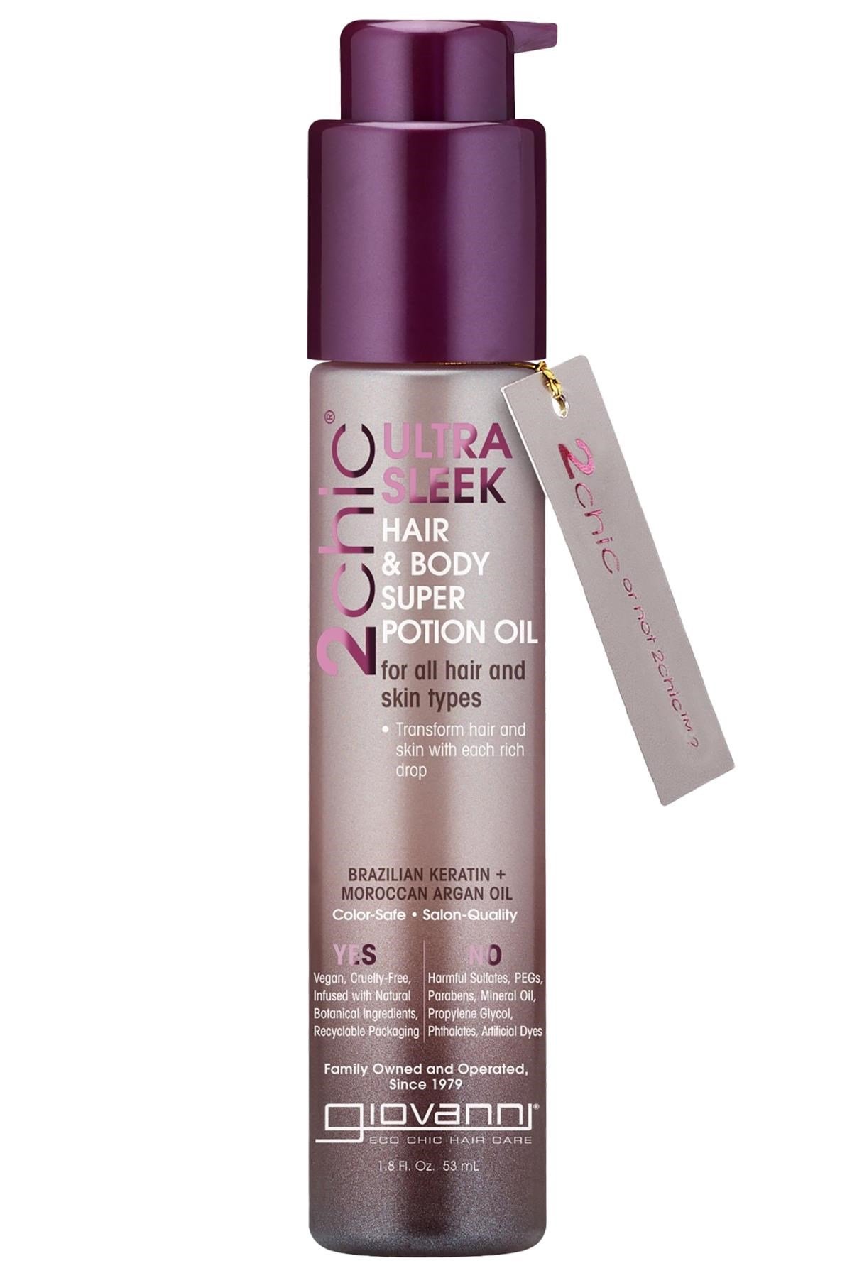 Giovanni 2chic Ultra-Sleek Saç ve Vücut Yağı 53ML