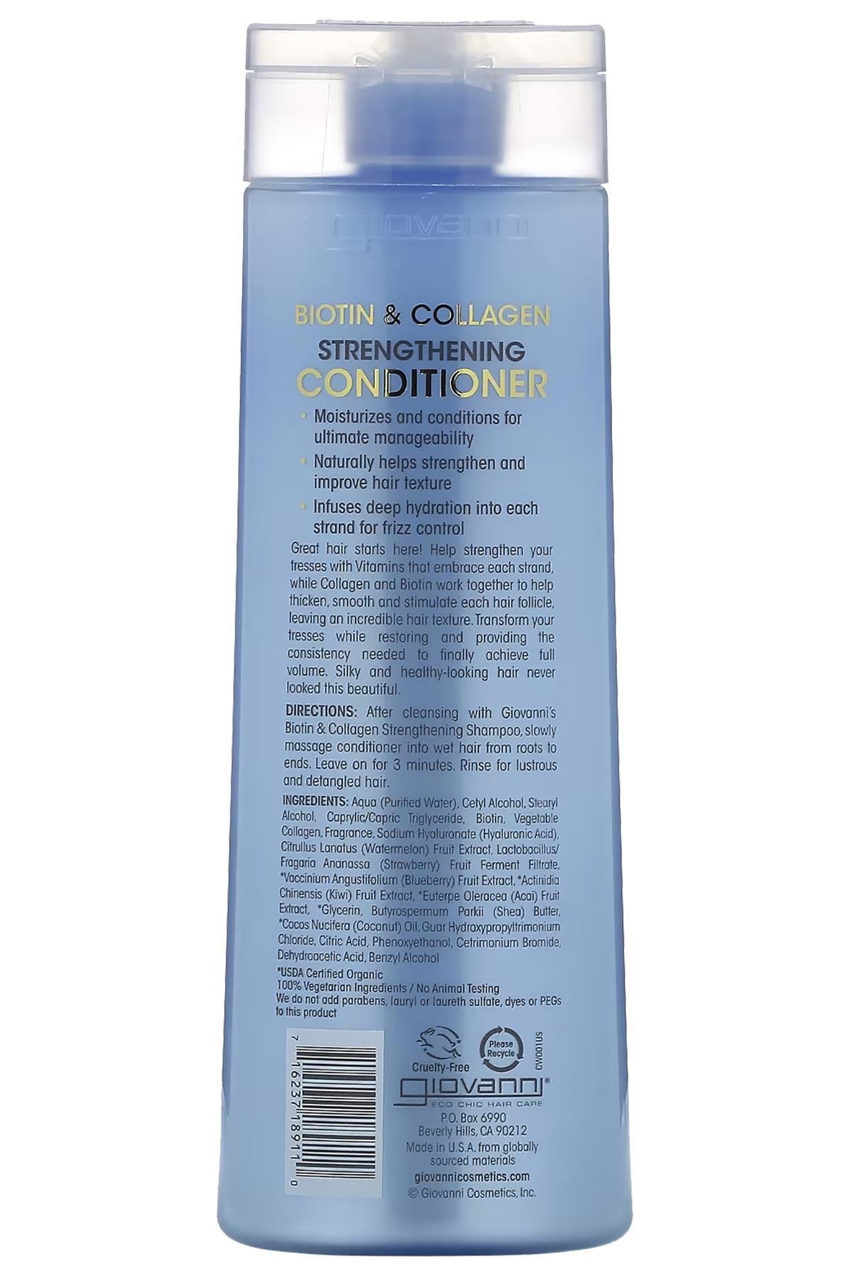 Giovanni Biotin & Collagen Güçlendirici Saç Kremi 399ML