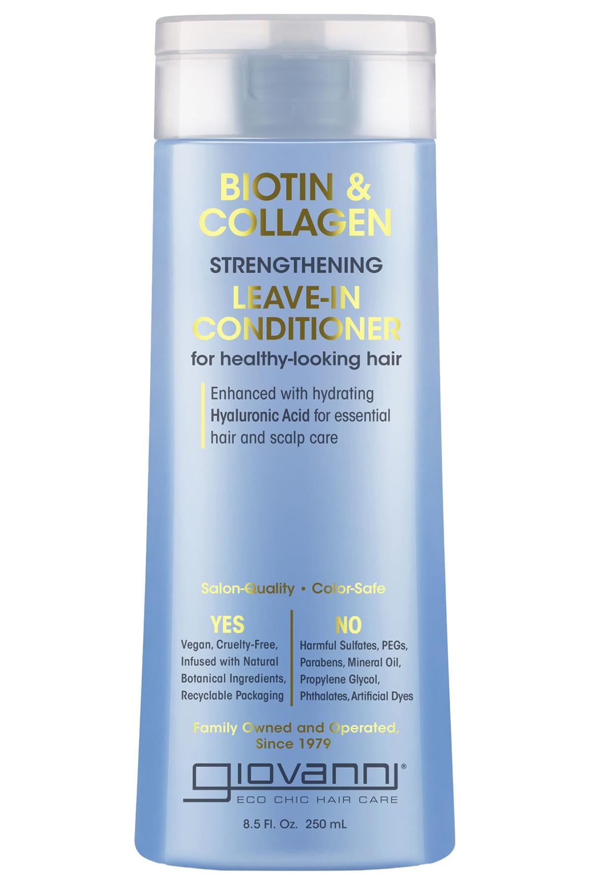Giovanni Biotin & Collagen Güçlendirici Durulanmayan Saç Kremi 250ML