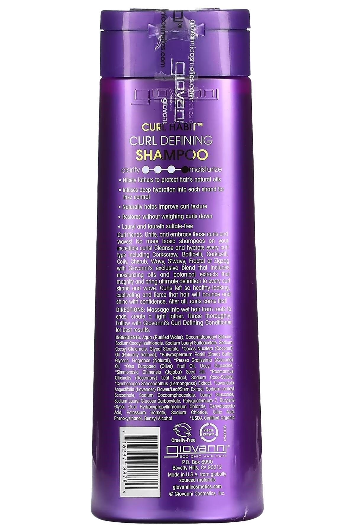 Giovanni Curl Habit Bukle Belirginleştirici Şampuan 399ML