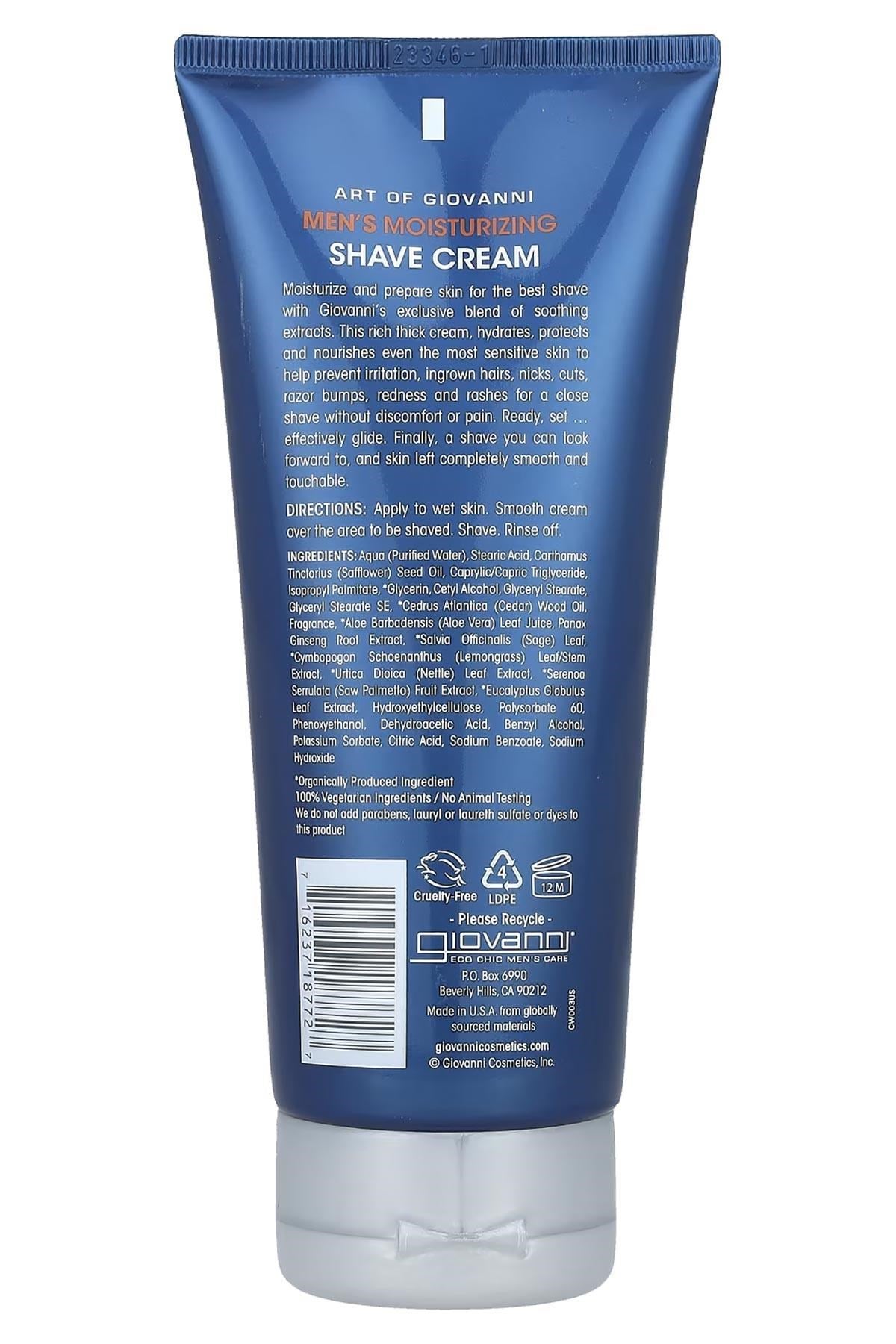 Giovanni Men Nemlendirici Tıraş Kremi 207ML