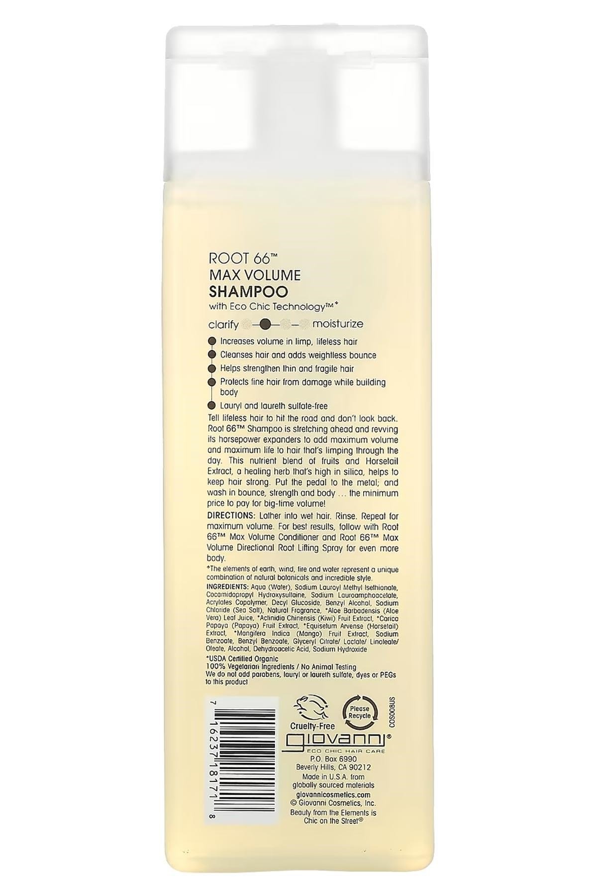 Giovanni Root 66 Hacimlendirici Şampuan 250ML