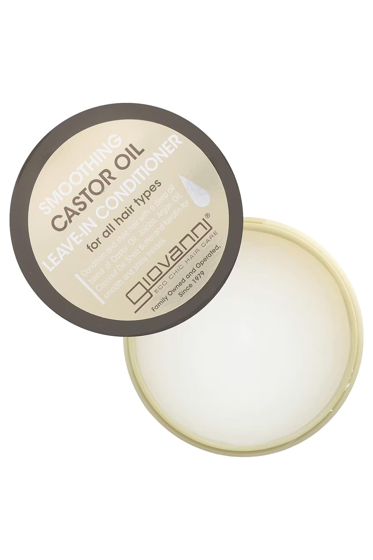 Giovanni Smoothing Castor Oil Durulanmayan Saç Kremi 340ML
