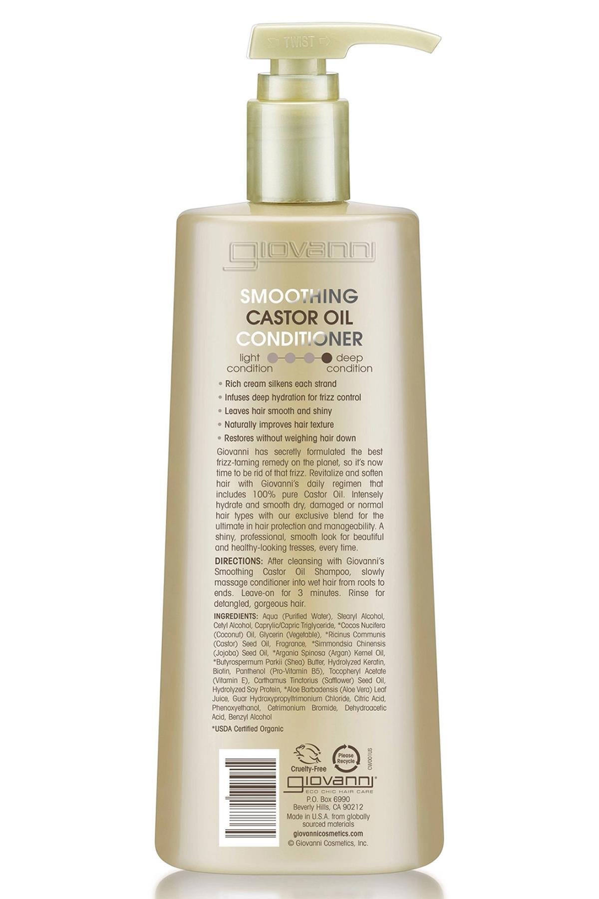 Giovanni Smoothing Castor Oil Saç Kremi 710ML