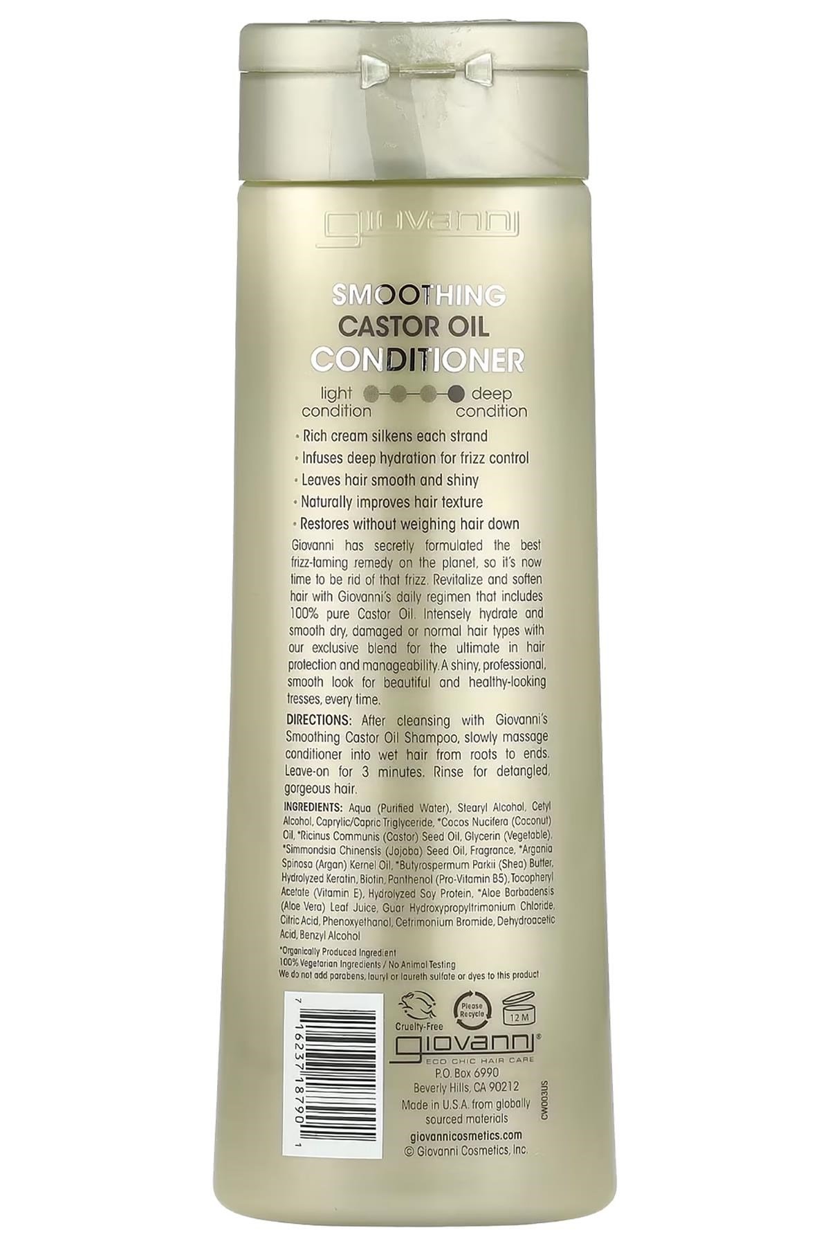 Giovanni Smoothing Castor Oil Saç Kremi 399ML
