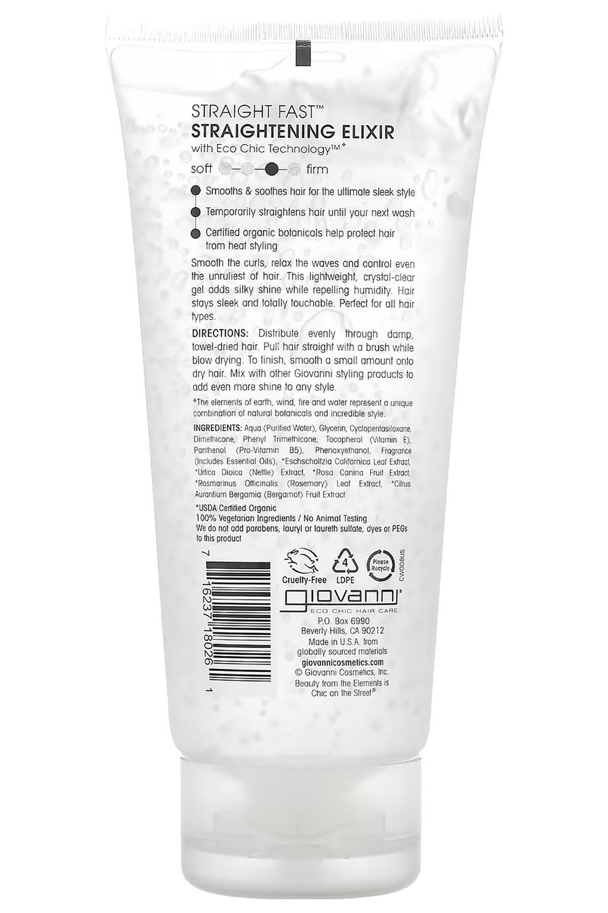 Giovanni Straight Fast Saç Düzleştirici Jel 200ML