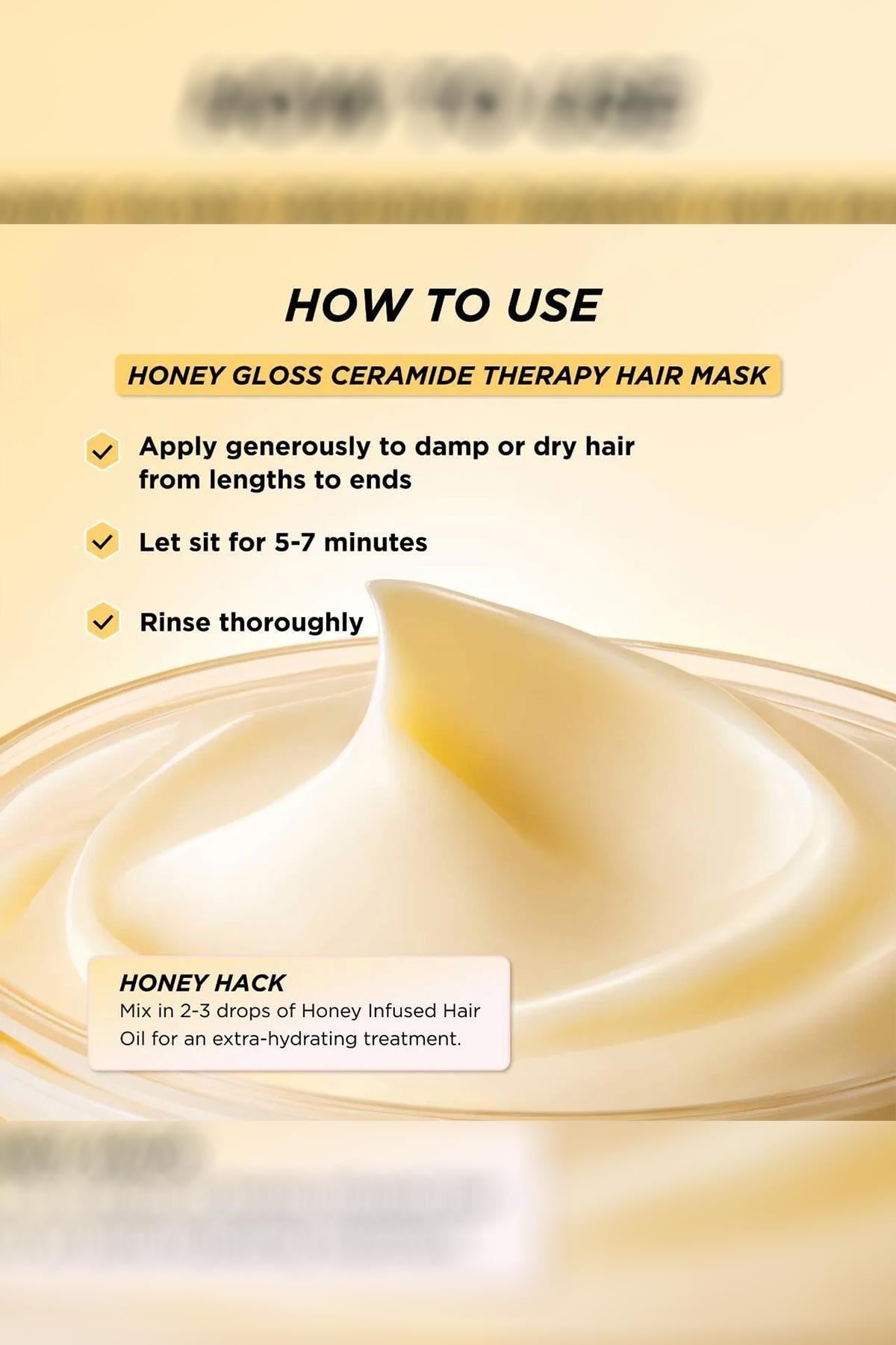 Gisou Honey Gloss Ceramide Therapy Saç Maskesi 75ML