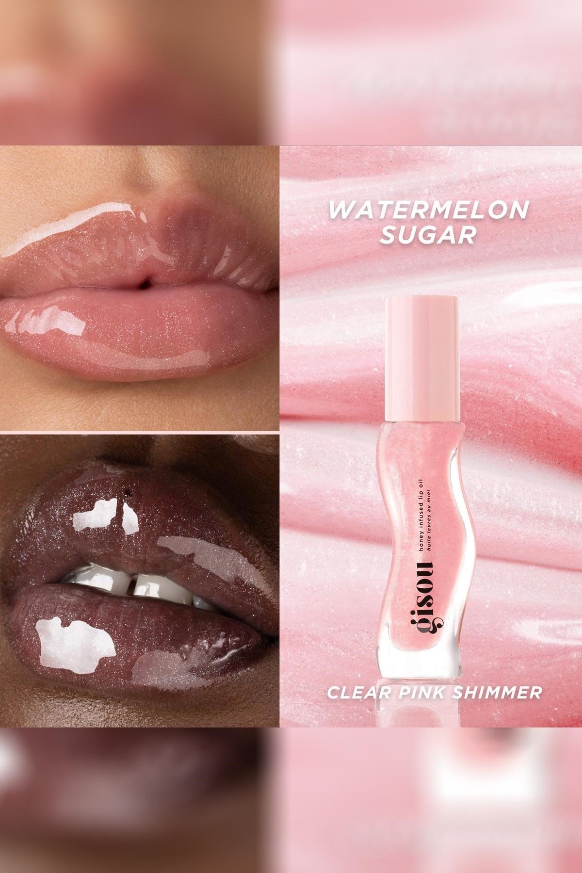 Gisou Honey Infused Nemlendirici ve Işıltılı Dudak Bakım Yağı Watermelon Sugar 8ML