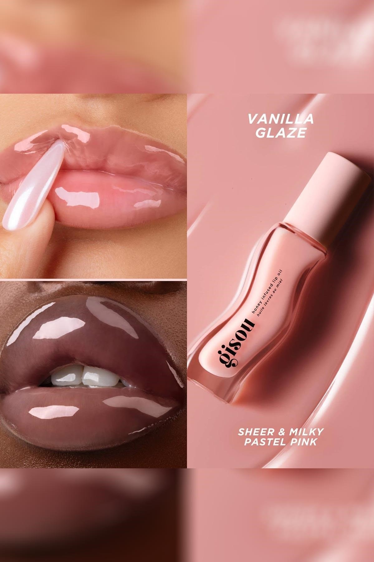 Gisou Honey Infused Nemlendirici ve Parlatıcı Dudak Bakım Yağı Vanilla Glaze 8ML